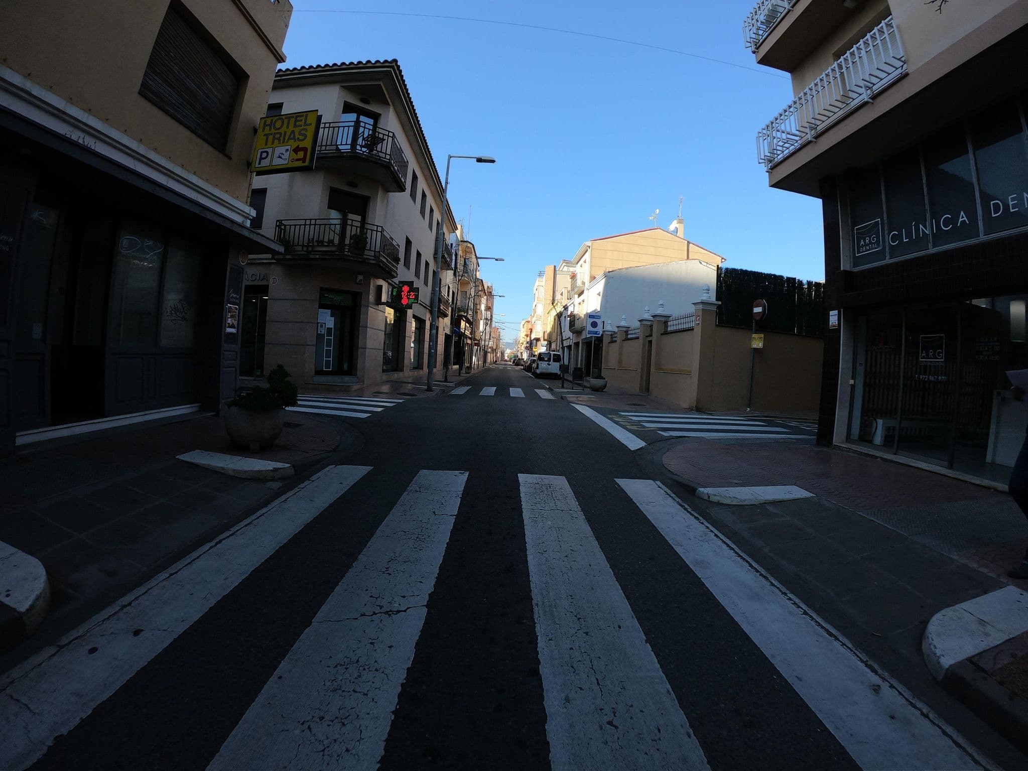 Street view near Black and White Hostel, Palamós — © joostjakob (CC BY-SA · Mapillary)