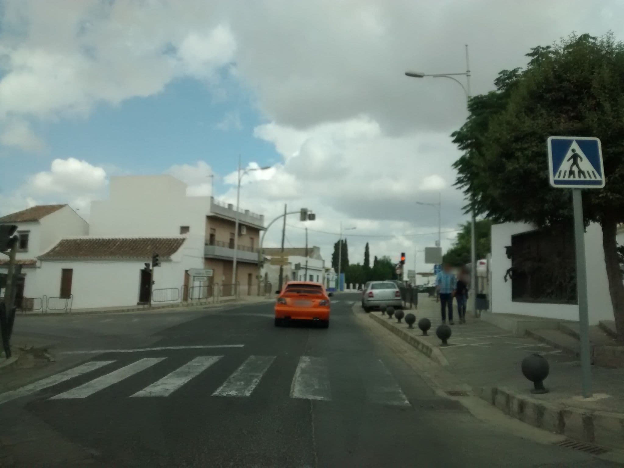 Street view near Hostal Venta La Parada, Paterna de Rivera — © egofer (CC BY-SA · Mapillary)