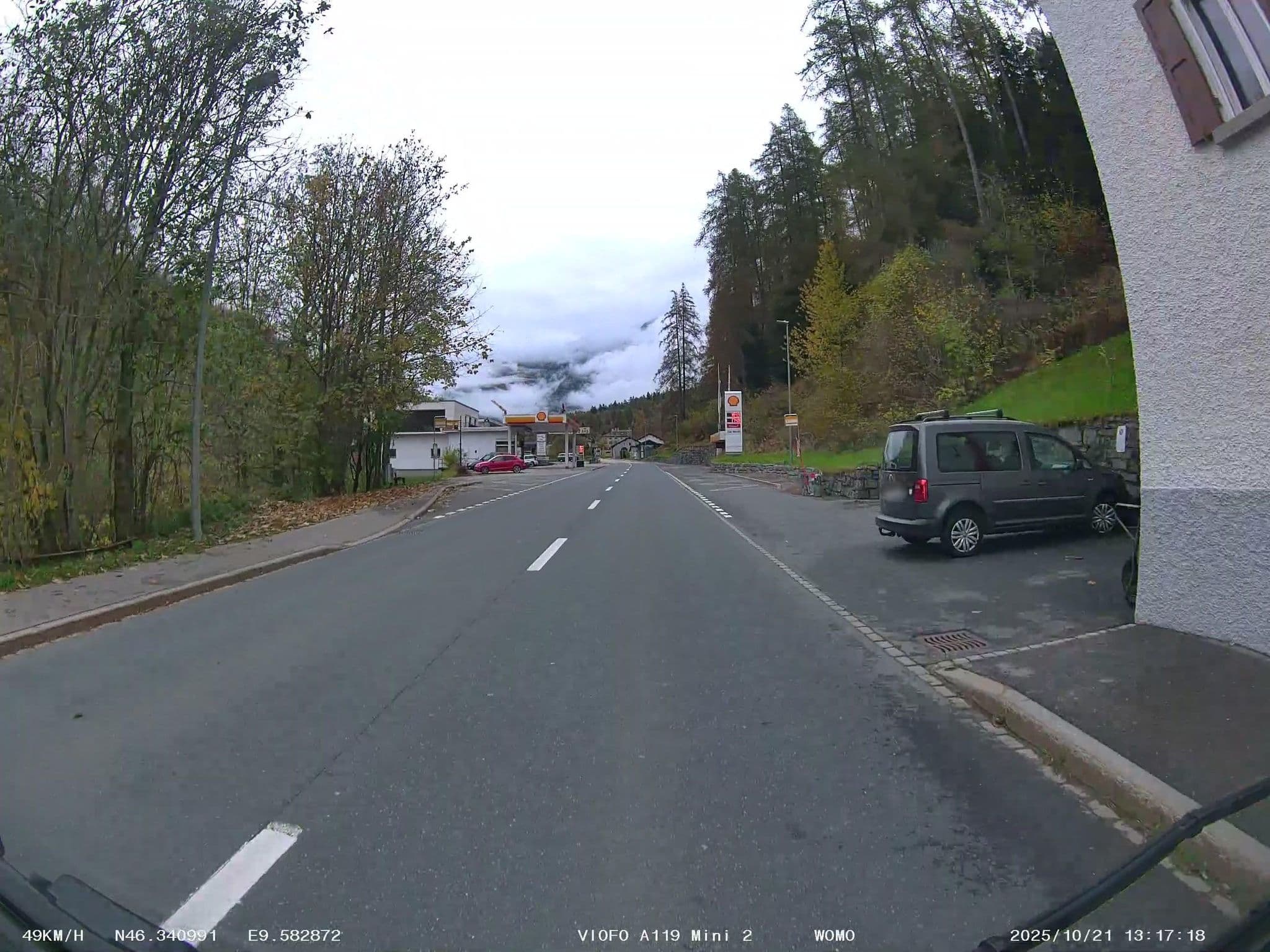 Street view near Casa Palü, St. Moritz