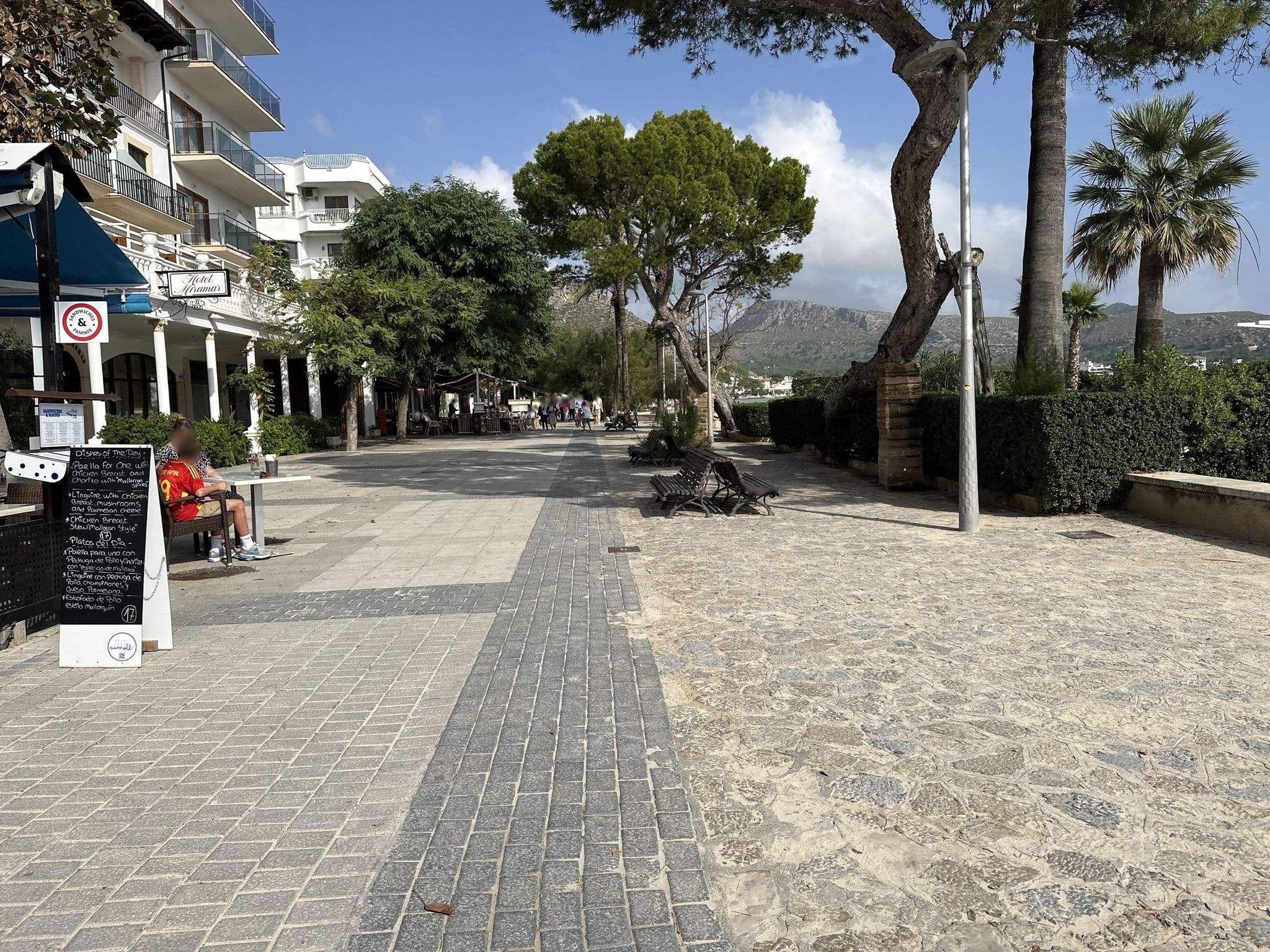 Street view near Hotel Miramar Mallorca, Port de Pollença — © asturksever (CC BY-SA · Mapillary)