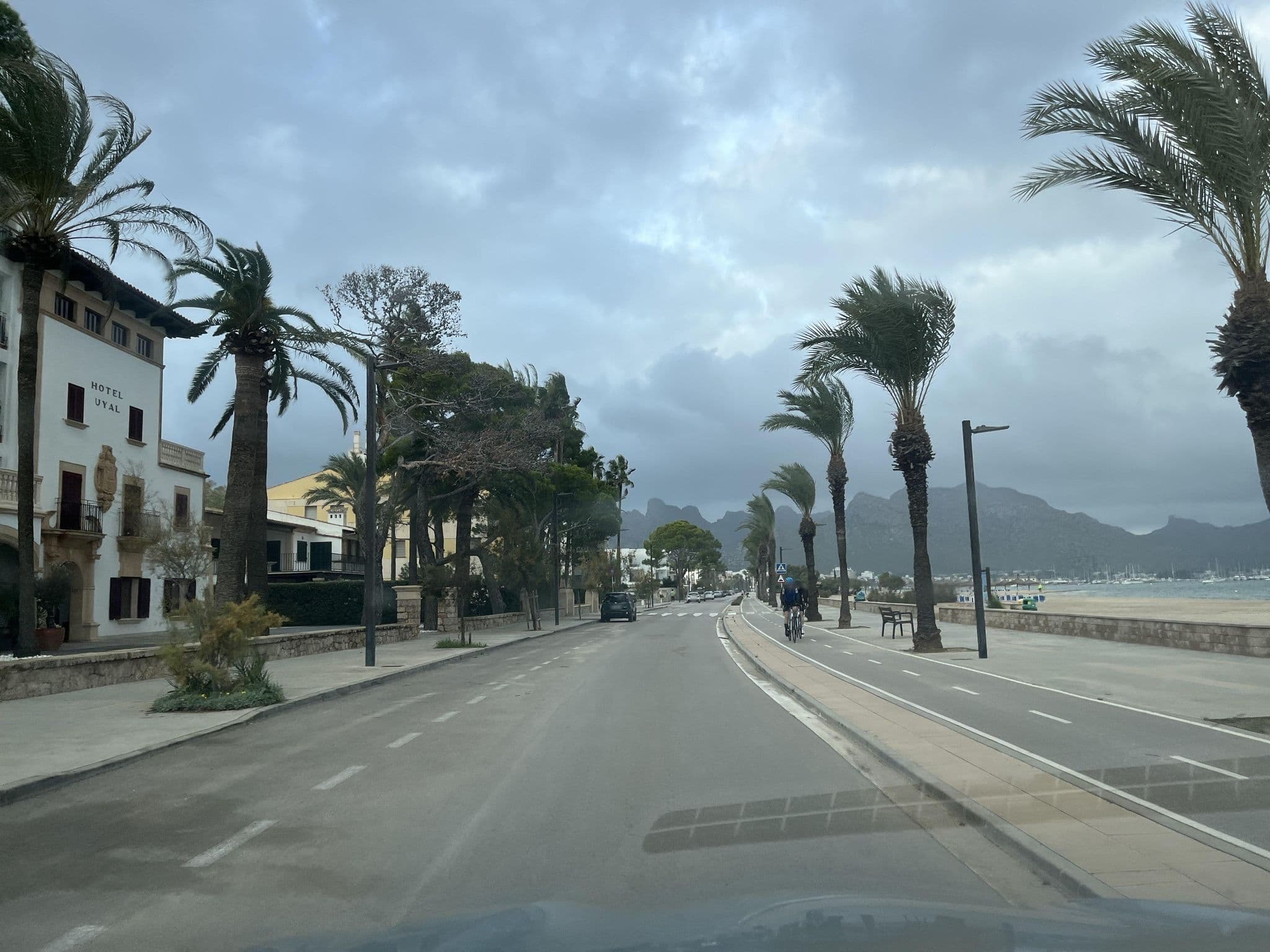 Street view near Hotel Hoposa Uyal, Port de Pollença — © fod (CC BY-SA · Mapillary)