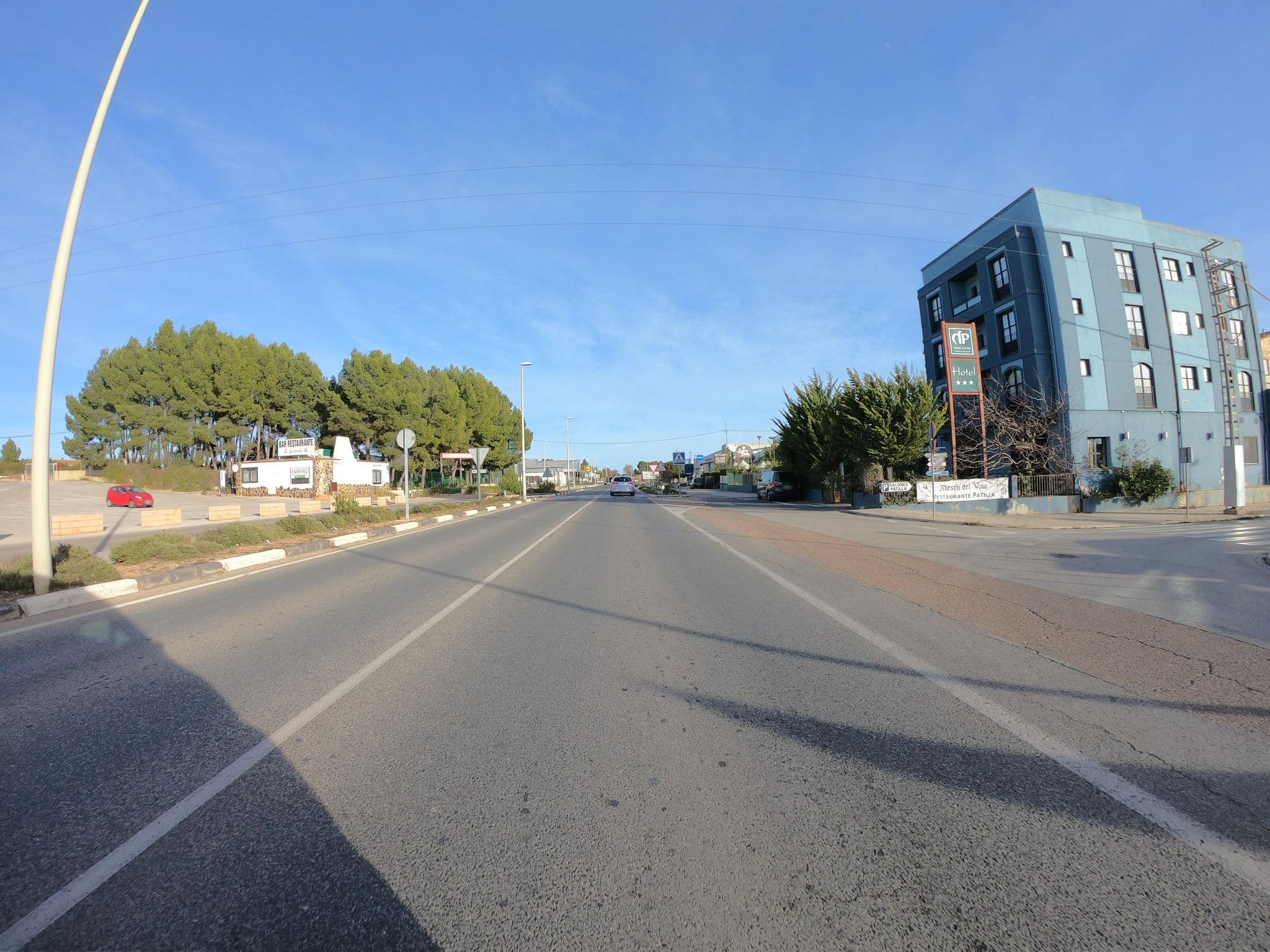 Street view near Hotel Patilla Ciudad de Requena, Requena — © joostjakob (CC BY-SA · Mapillary)
