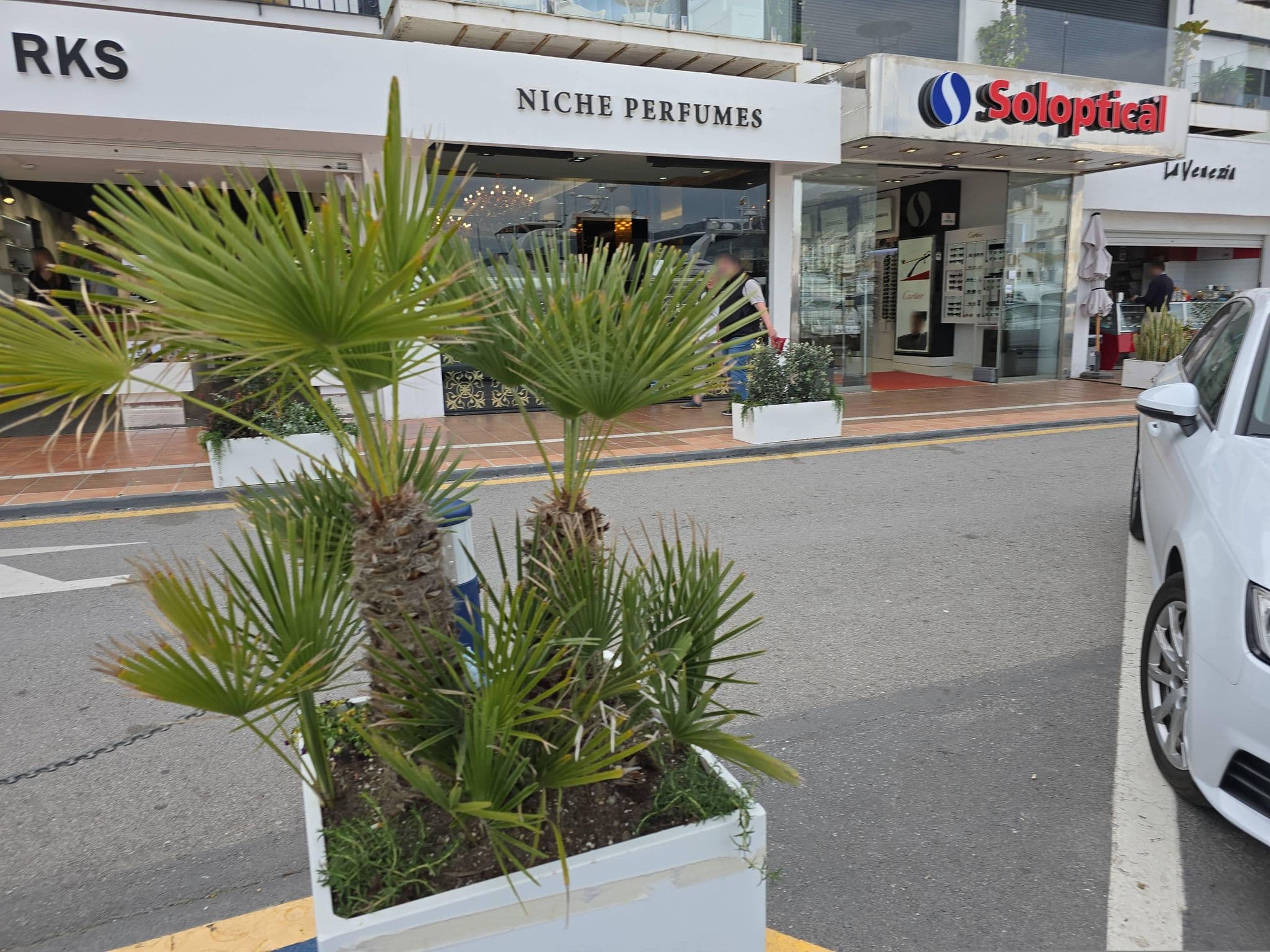 Street view near Hotel Benabola Puerto Banús, San Pedro Alcántara — © filipc (CC BY-SA · Mapillary)