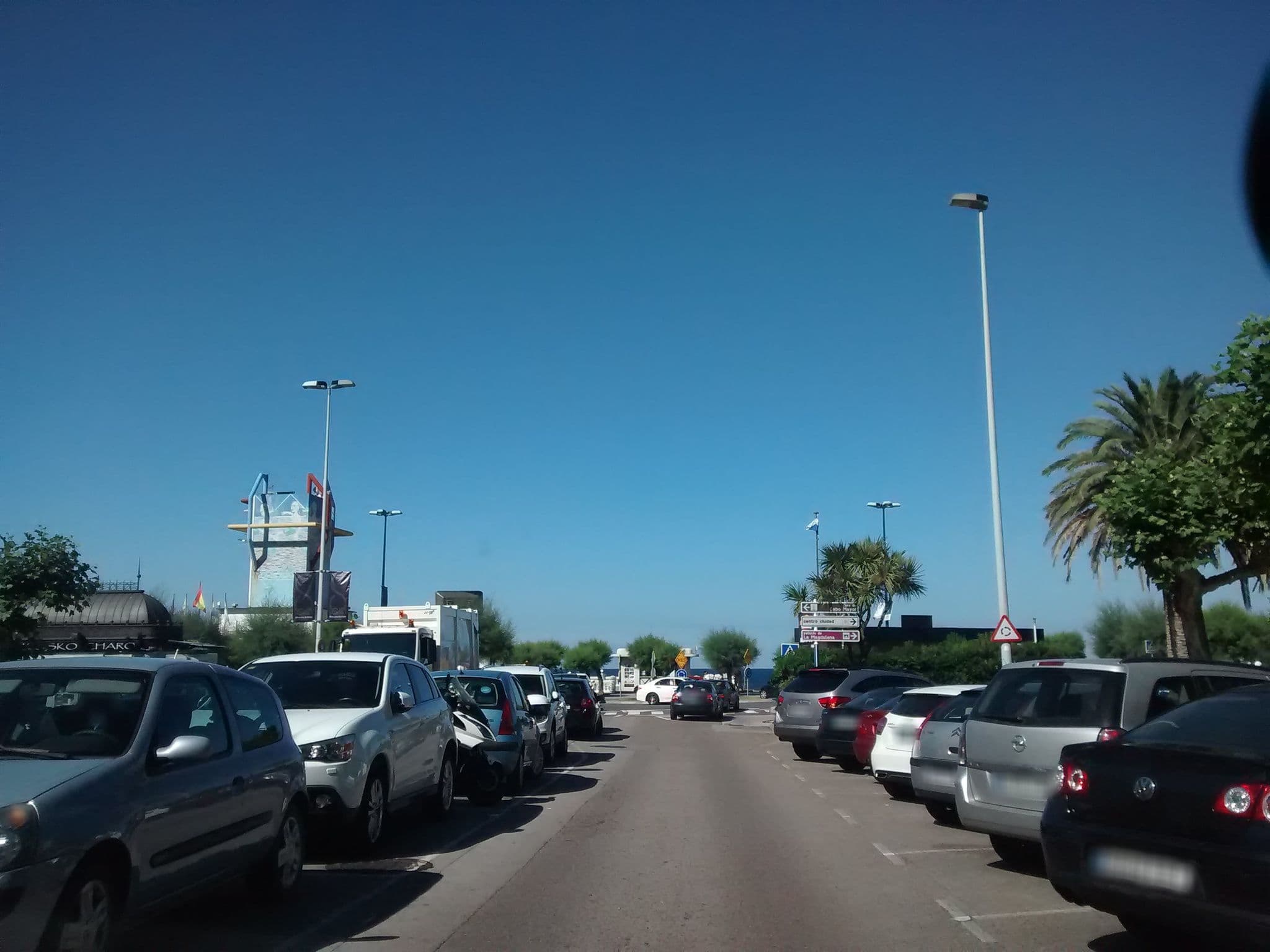 Street view near Hotel Castilla, Santander