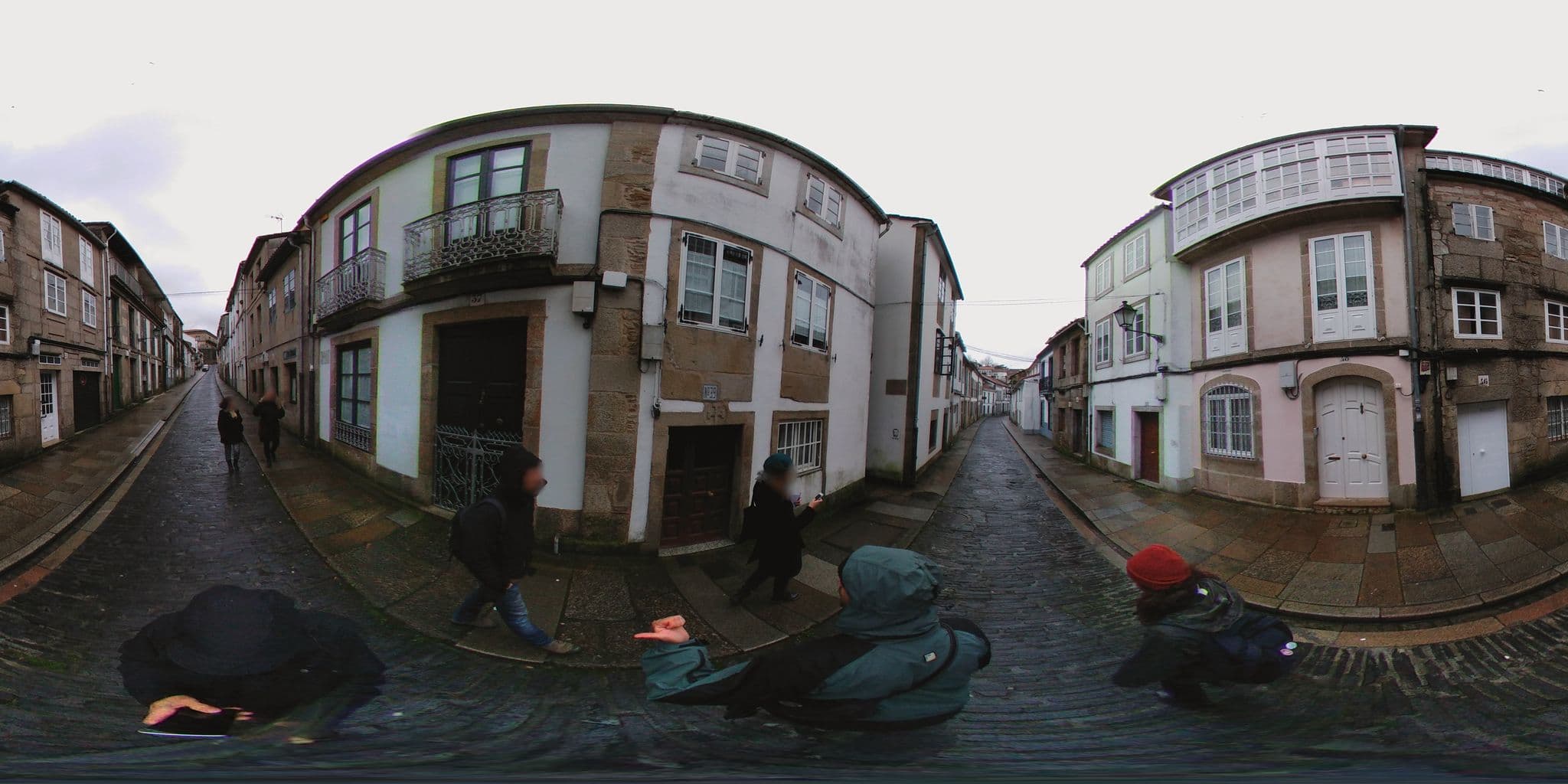 Street view near Pensión Hortas P.R., Santiago de Compostela — © havana (CC BY-SA · Mapillary)