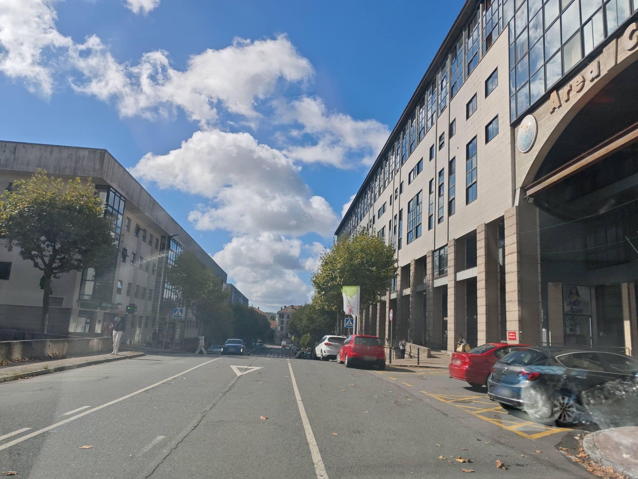 Street view near Hotel Exe Area Central, Santiago de Compostela