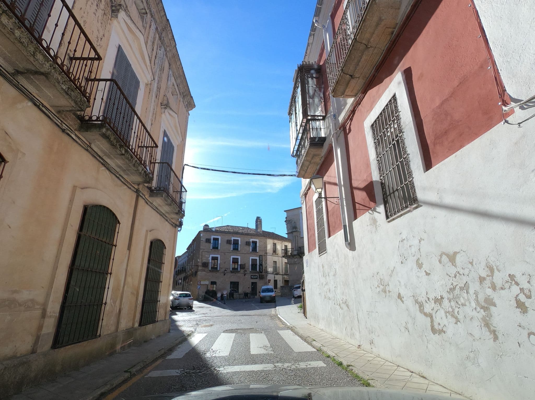 Street view near Hostal San Miguel, Trujillo — © adrigrillo (CC BY-SA · Mapillary)