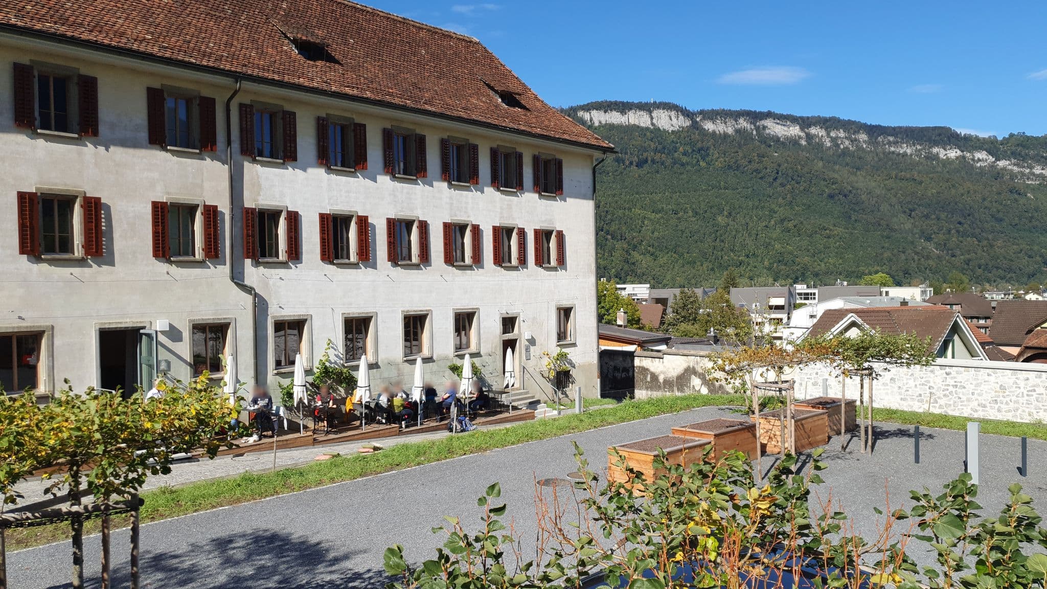Street view near Culinarium Alpinum, Stans — © strassenfeger (CC BY-SA · Mapillary)