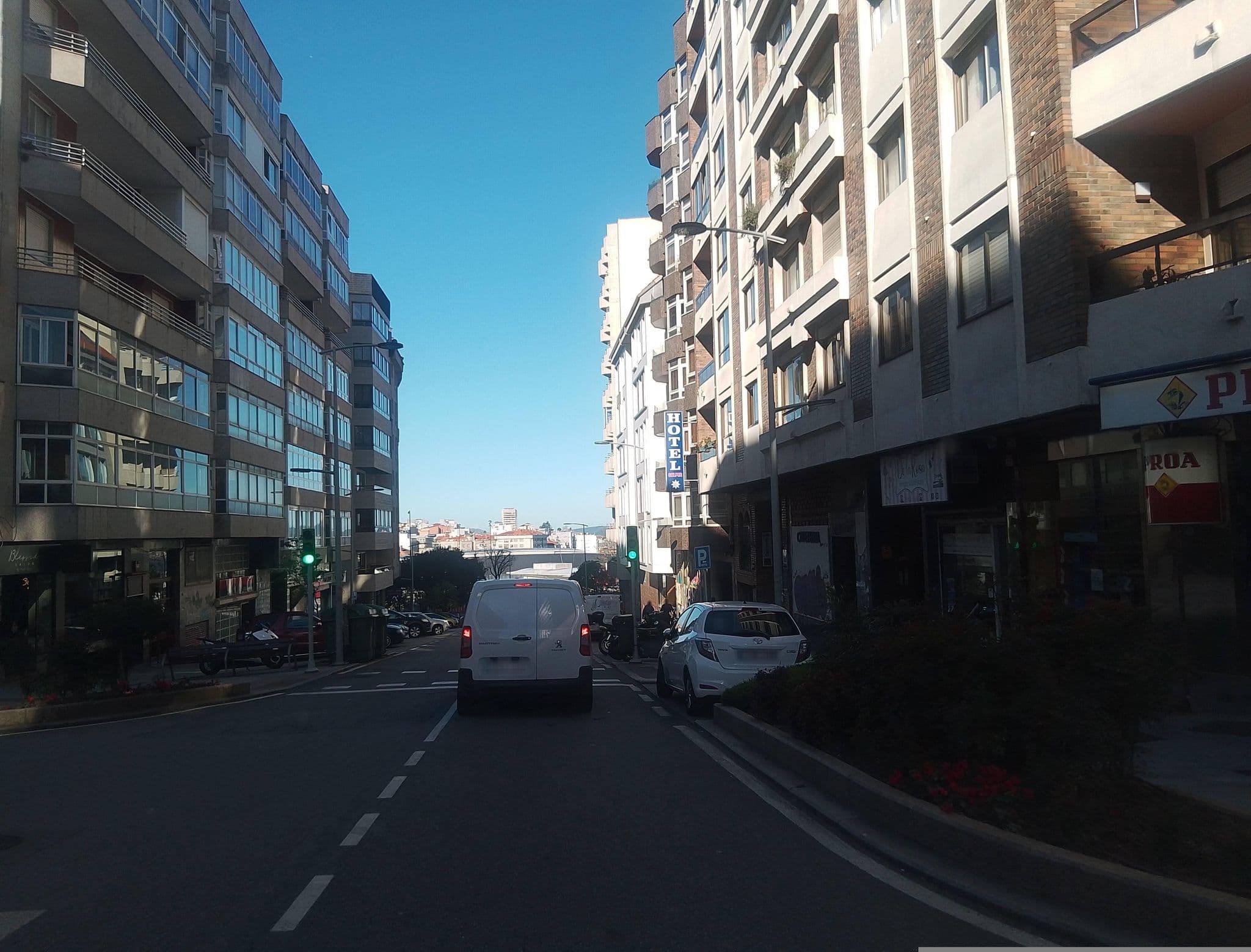 Street view near Hotel Solpor, Vigo — © EAPI (CC BY-SA · Mapillary)
