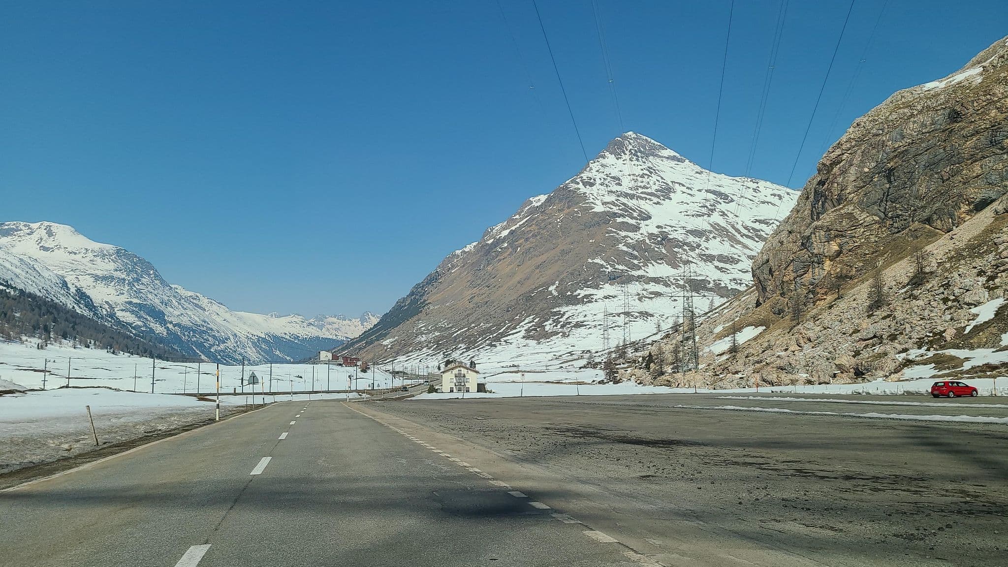 Street view near Stellplatz Lagalp, Pontresina — © chrisbeddow (CC BY-SA · Mapillary)