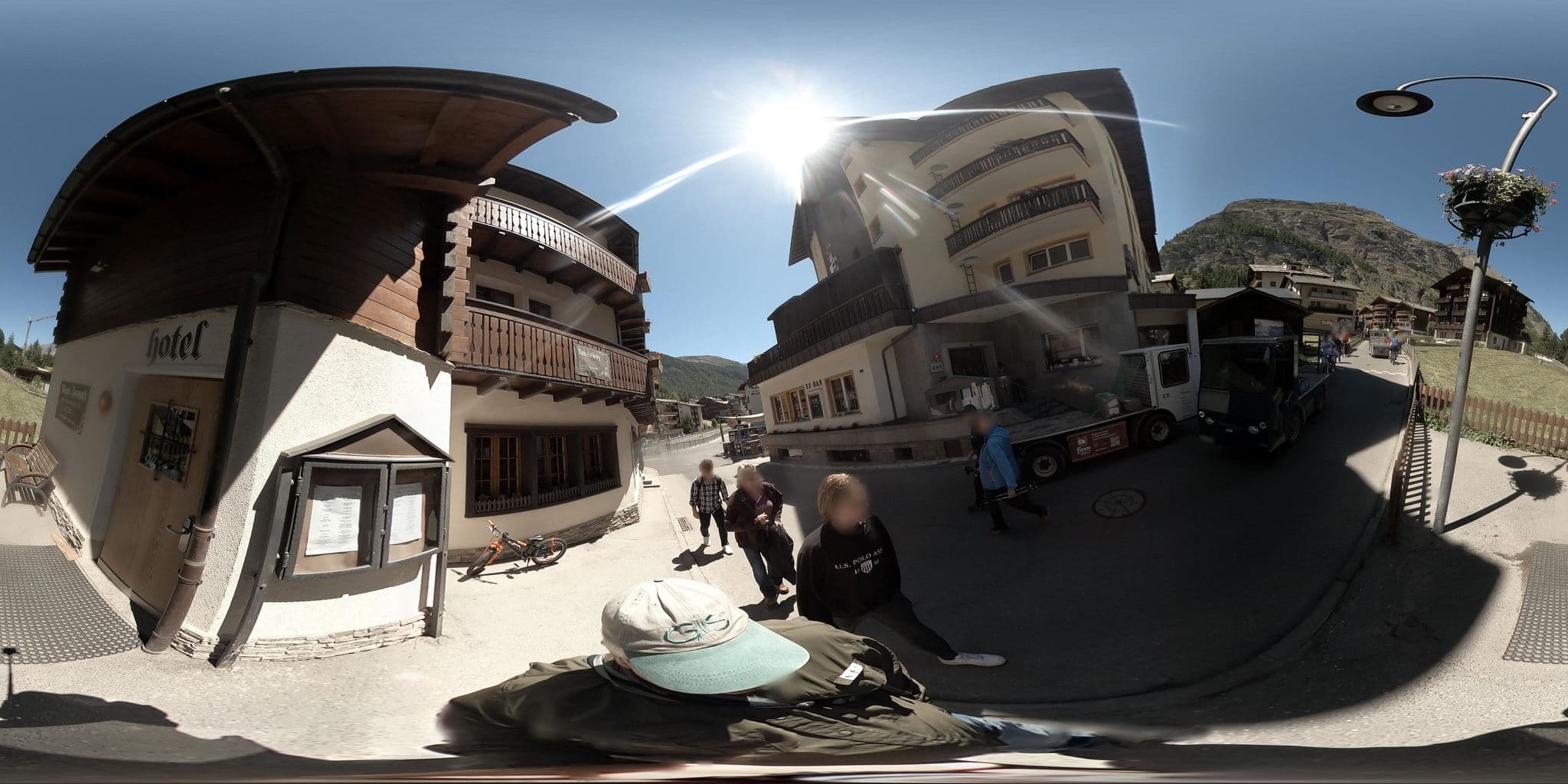 Street view near Le Mazot, Zermatt