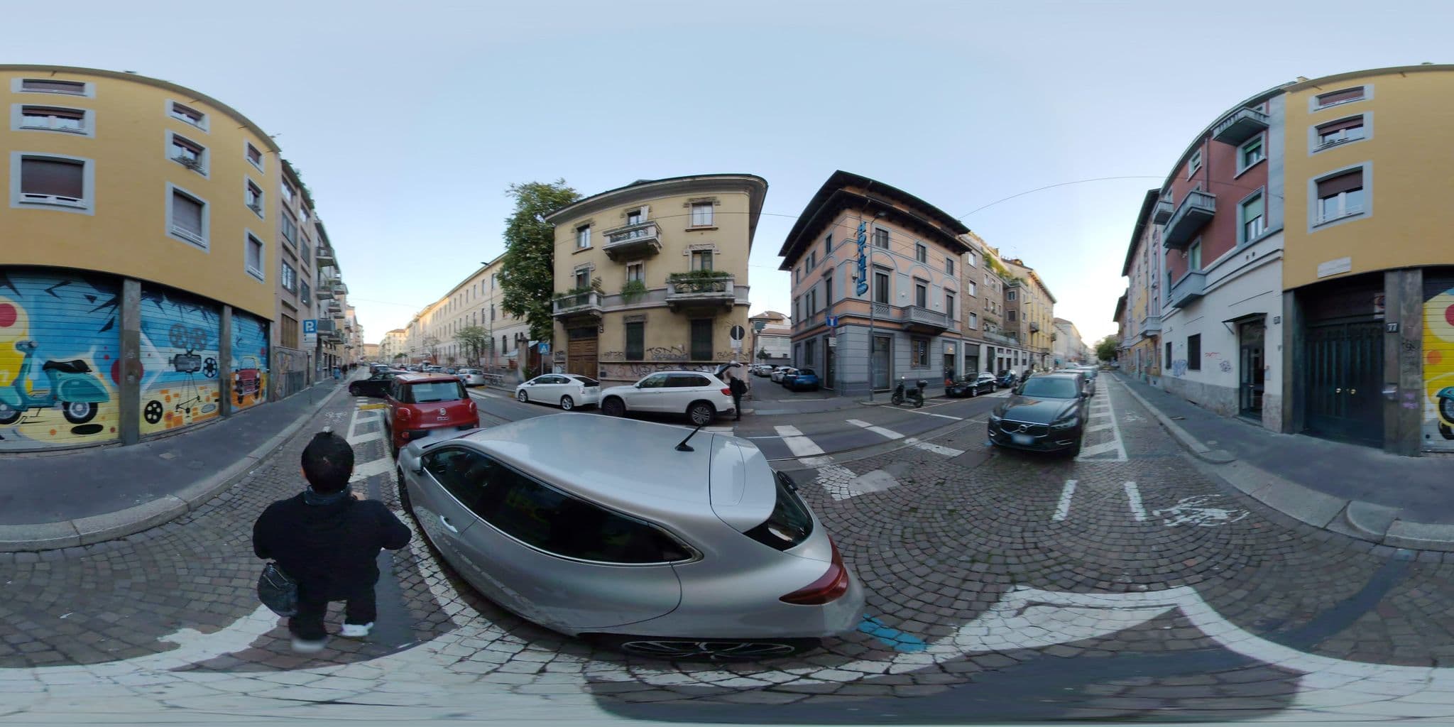 Street view near Nolo Hotel Venini, Adriano — © mapconcierge (CC BY-SA · Mapillary)