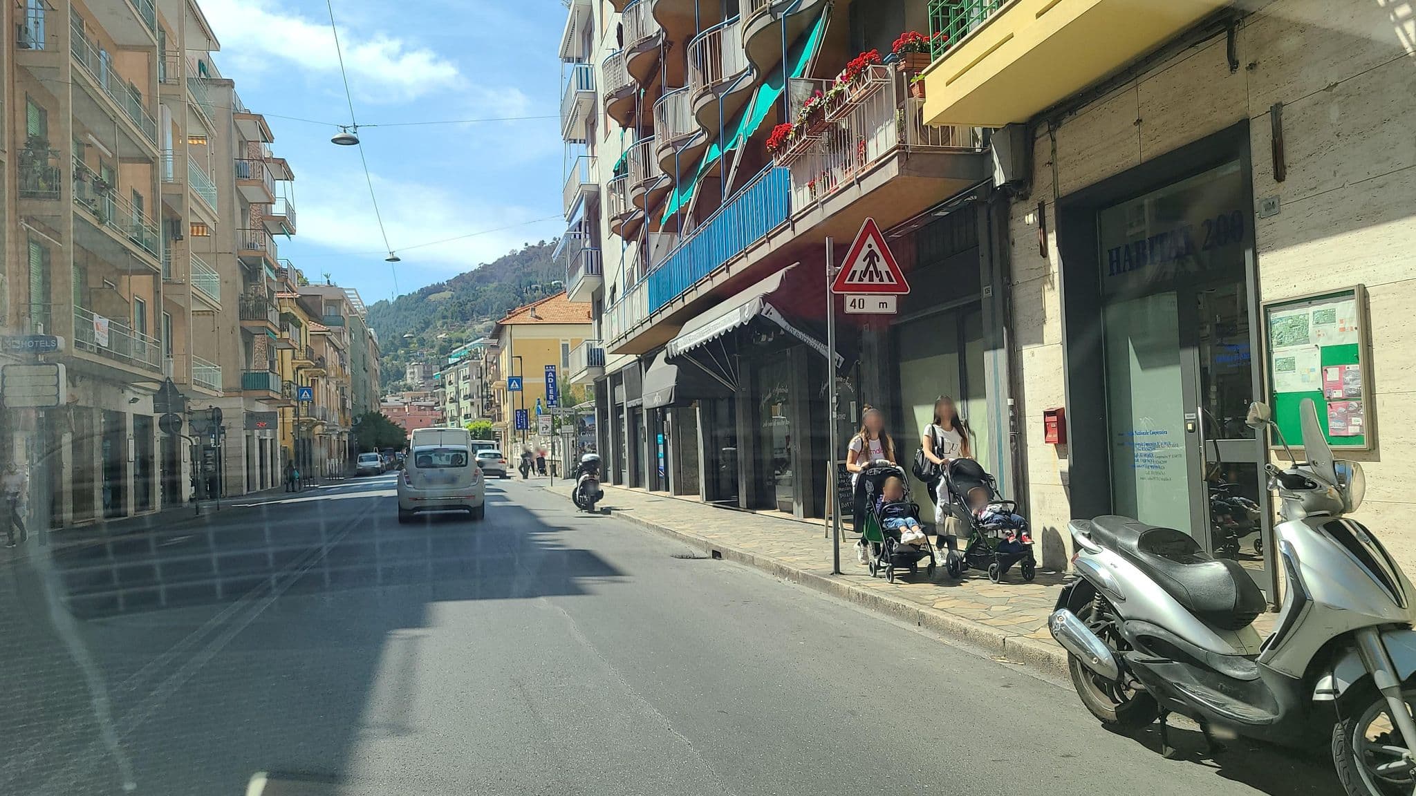 Street view near Alaxi Hotels, Alassio — © chrisbeddow (CC BY-SA · Mapillary)