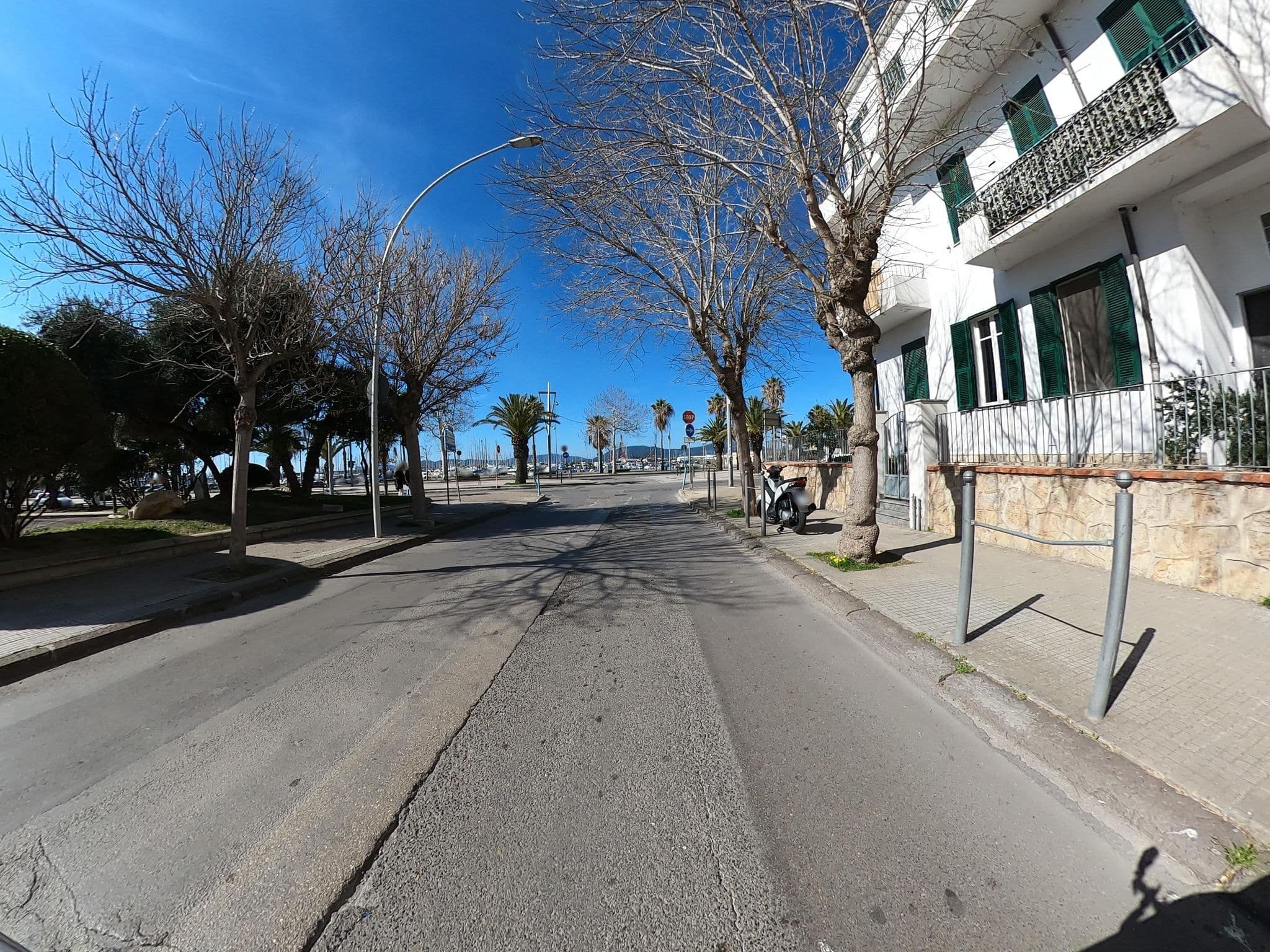 Street view near La Posidonia Oceanica, Alghero
