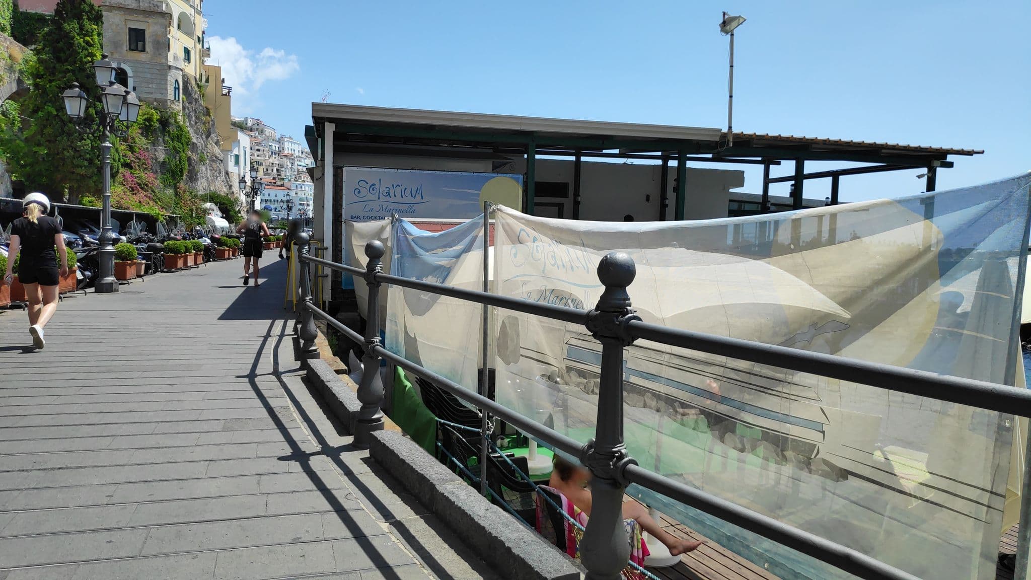 Street view near Il Porticciolo di Amalfi room & breakfast, Amalfi — © marcuscalabresus (CC BY-SA · Mapillary)