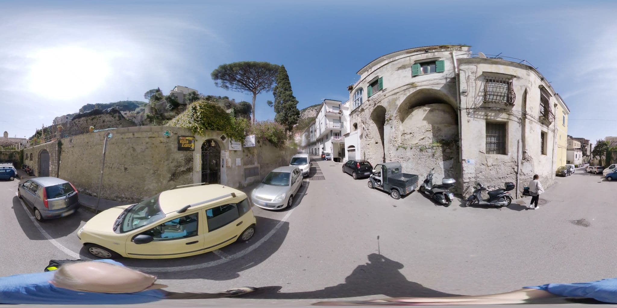 Street view near Villa Lara Hotel, Amalfi — © stefan-RolfsRom (CC BY-SA · Mapillary)
