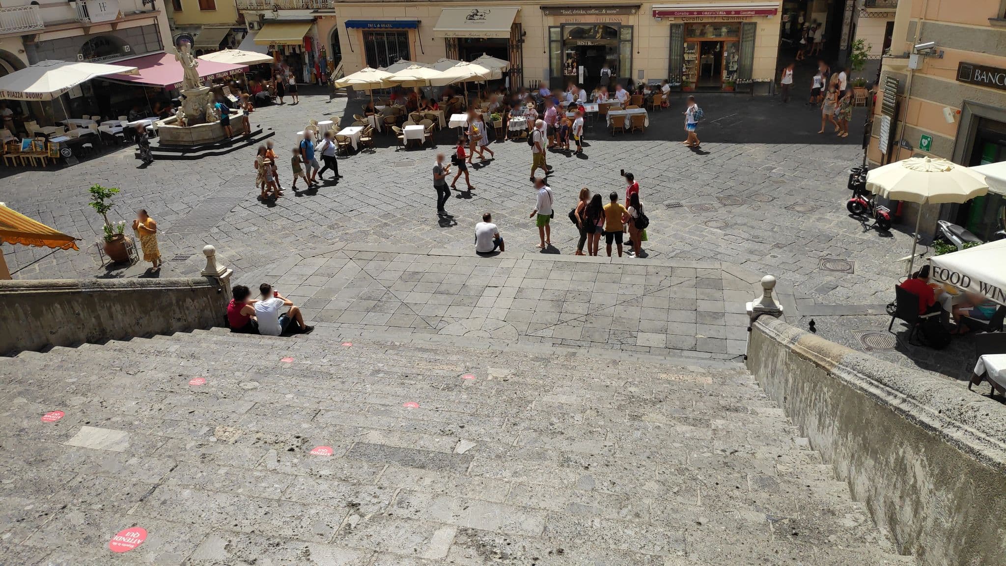 Street view near La Bambagina Bed and Breakfast, Amalfi — © marcuscalabresus (CC BY-SA · Mapillary)
