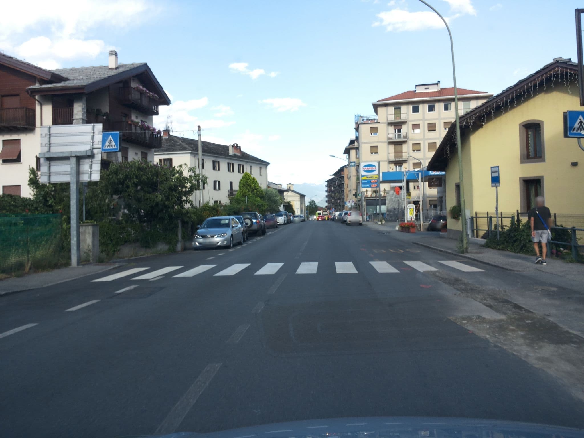 Street view near Vecchio Mulino Guest House, Aosta — © musuruan (CC BY-SA · Mapillary)