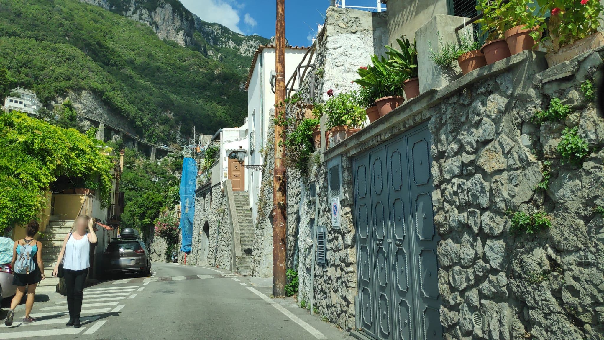 Street view near Positano Art Hotel Pasitea, Positano — © marcuscalabresus (CC BY-SA · Mapillary)