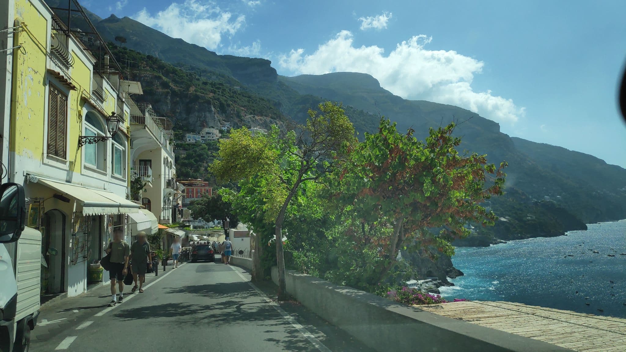 Street view near Palazzo Talamo, Positano — © marcuscalabresus (CC BY-SA · Mapillary)