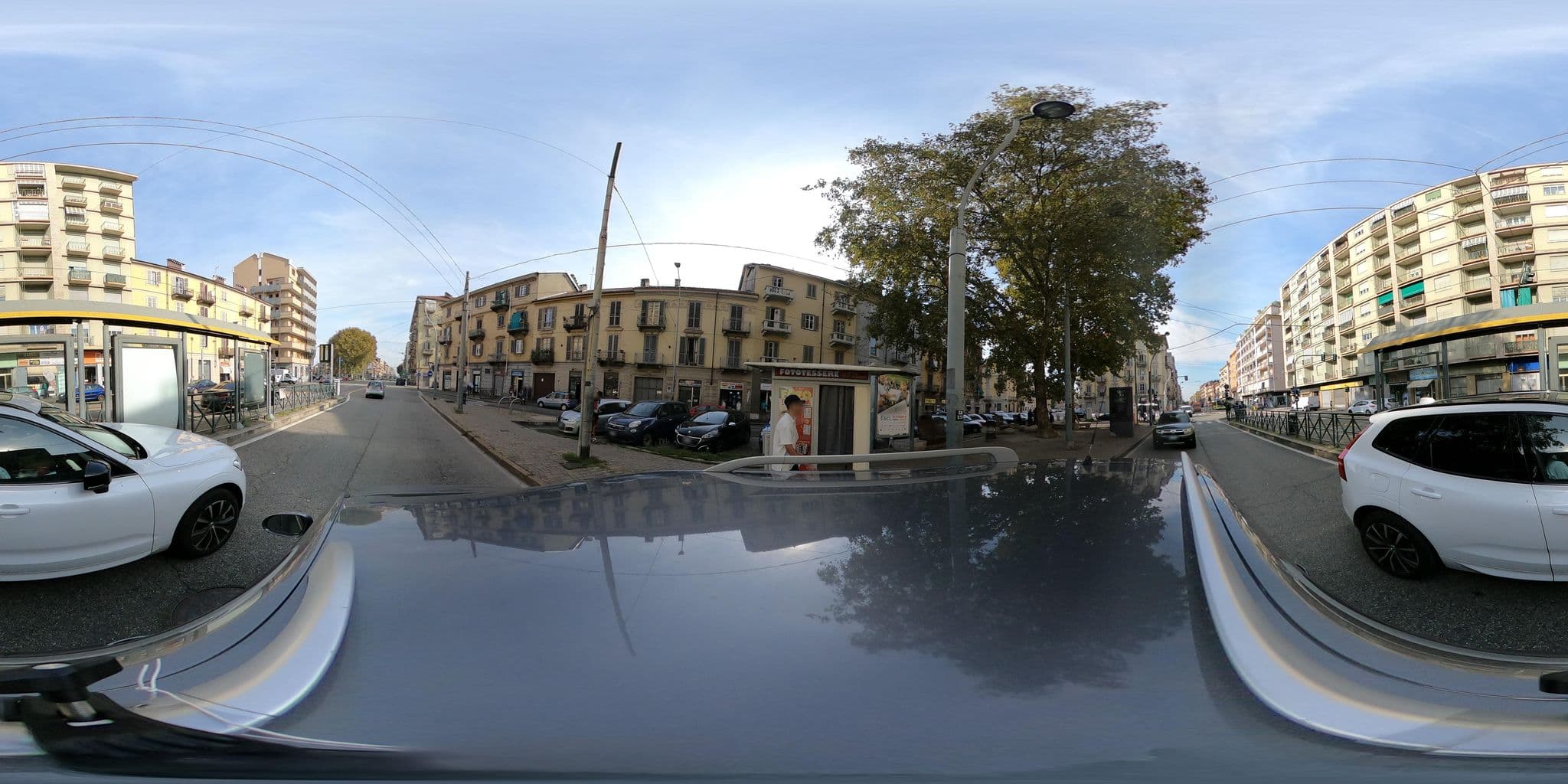 Street view near Hotel Giulio Cesare, Barriera di Milano — © canfe (CC BY-SA · Mapillary)