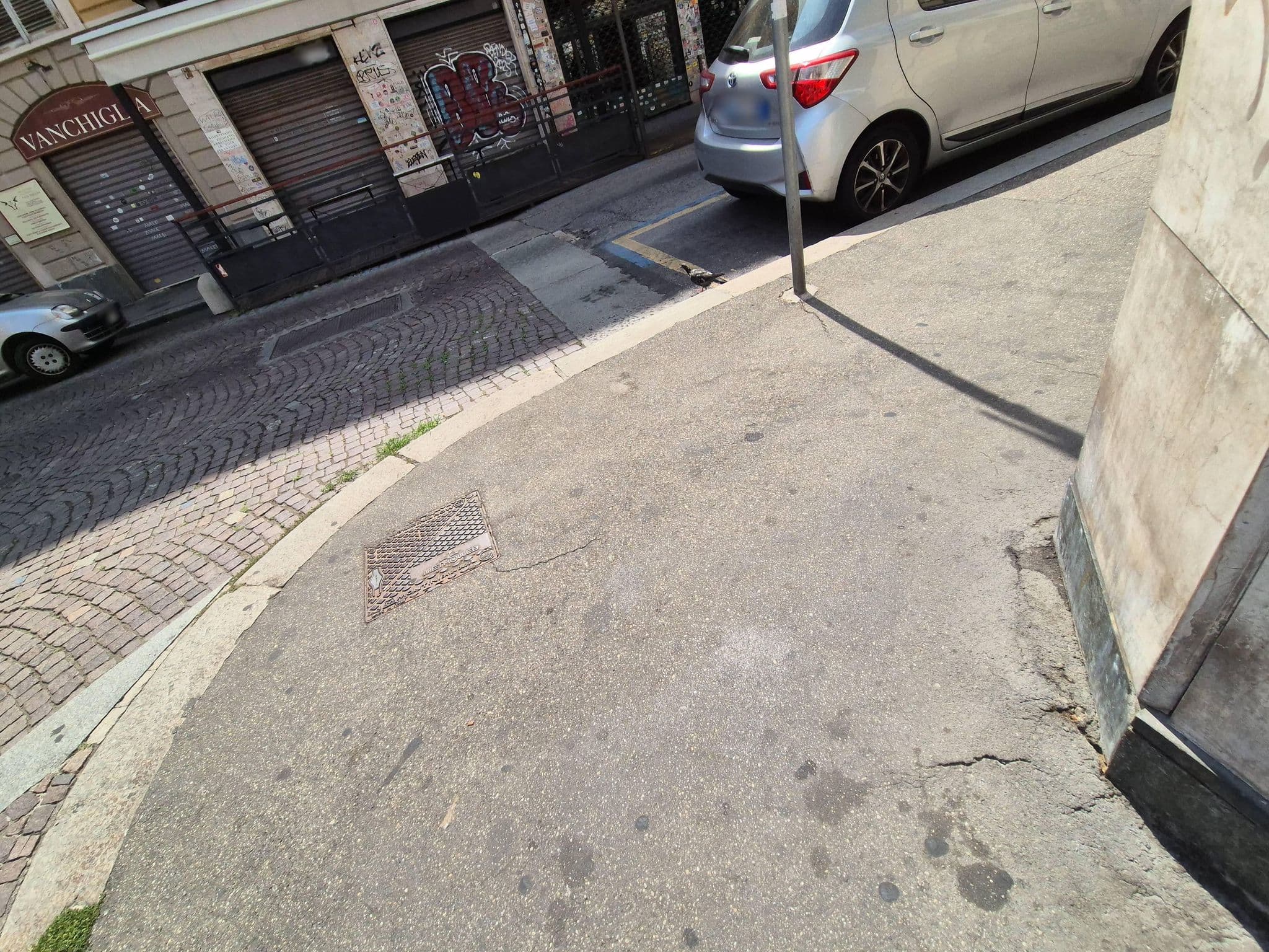 Street view near Santa Giulia Hotel e Residence, Vanchiglia — © omfg_notpr (CC BY-SA · Mapillary)