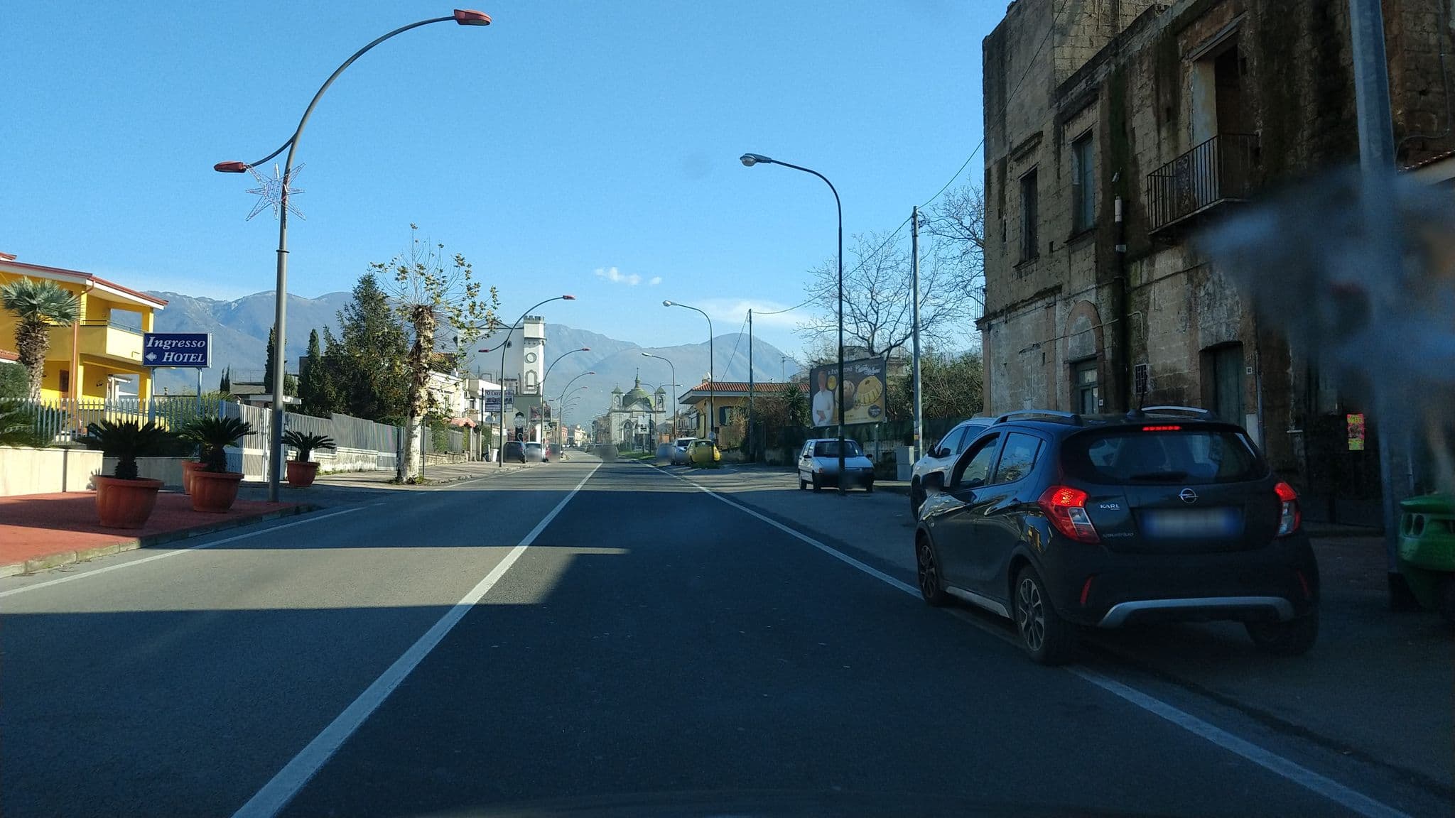 Street view near Hotel Nola Maddaloni 4 stelle, Tufino — © bacciocchi (CC BY-SA · Mapillary)