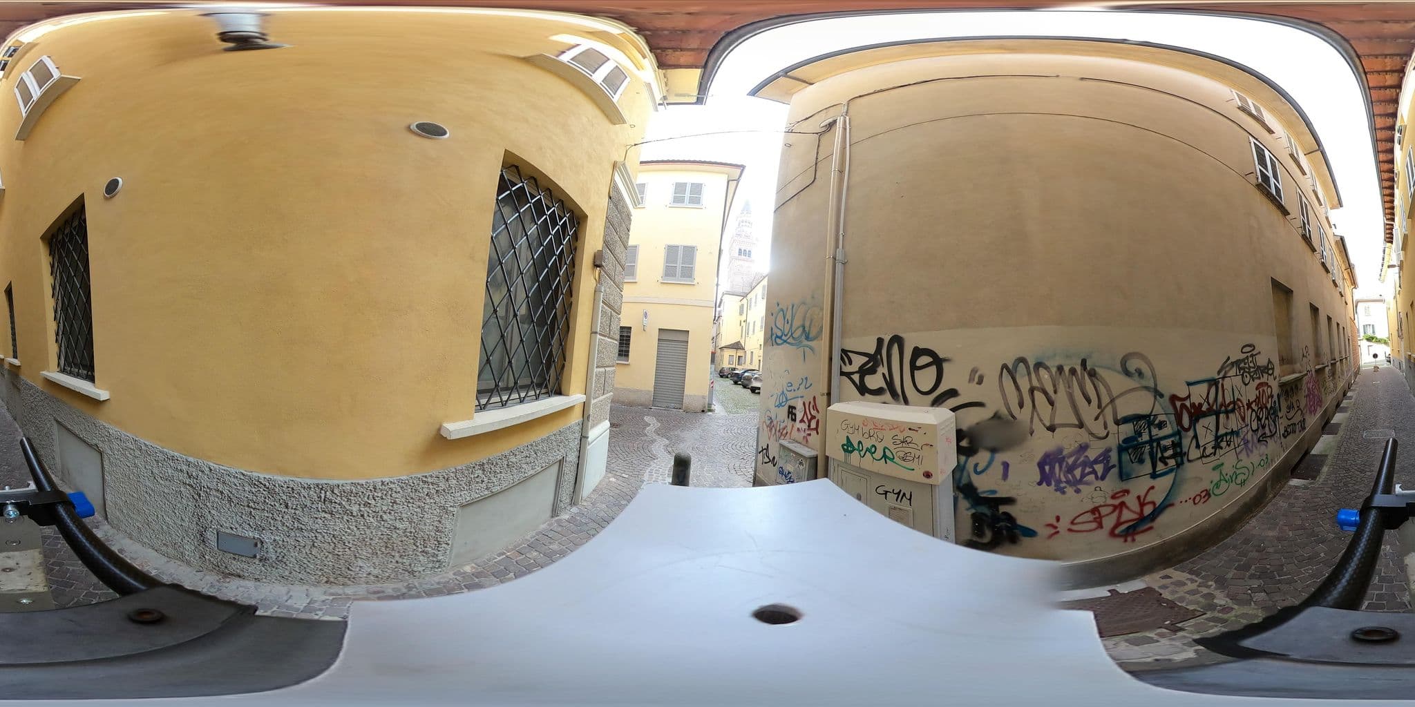 Street view near b&b il Torrazzo, Crema — © wegavision (CC BY-SA · Mapillary)