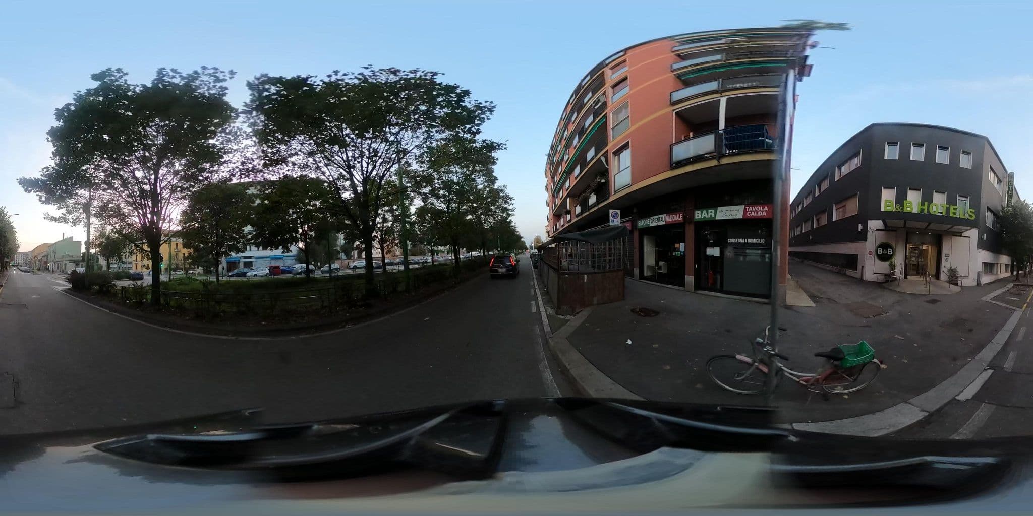 Street view near B&B HOTEL Milano Ornato, Bresso — © jacopofar (CC BY-SA · Mapillary)