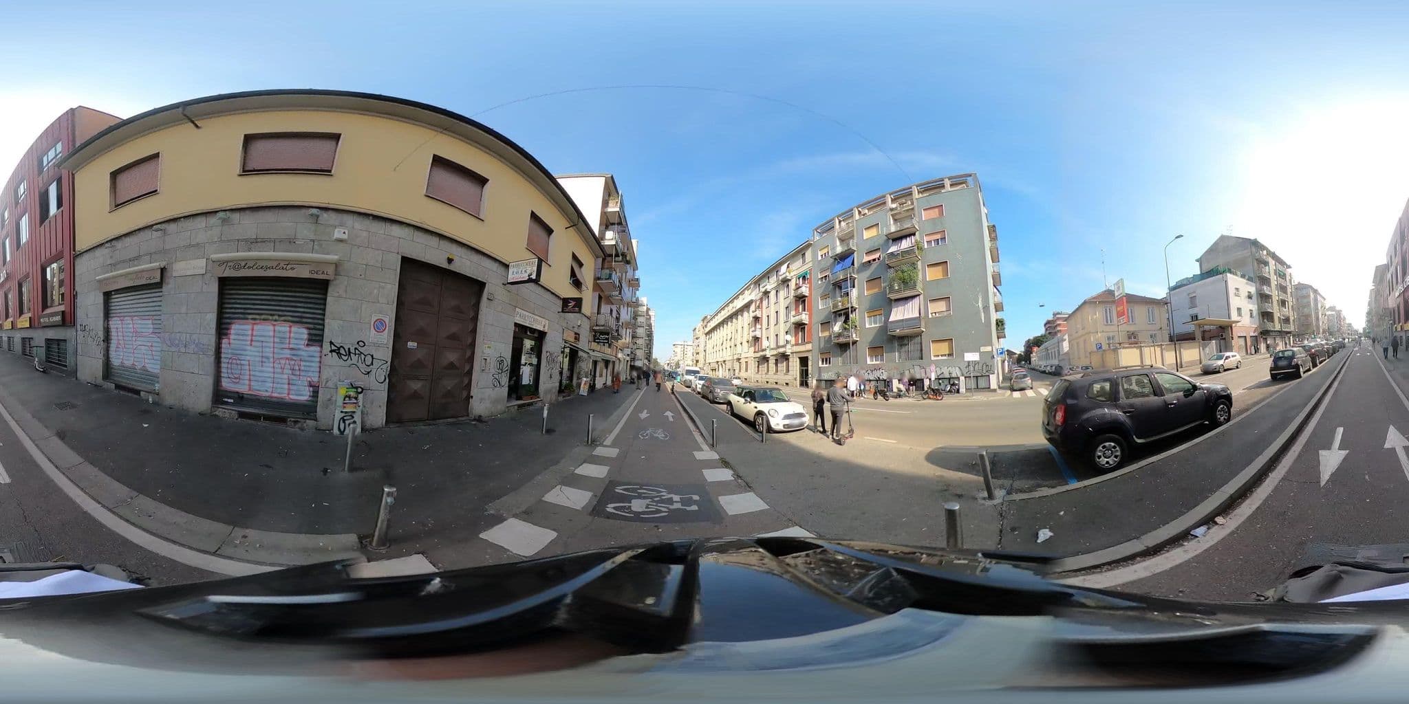 Street view near Igiban Hotel Milano S.r.l., Quarto Oggiaro — © jacopofar (CC BY-SA · Mapillary)
