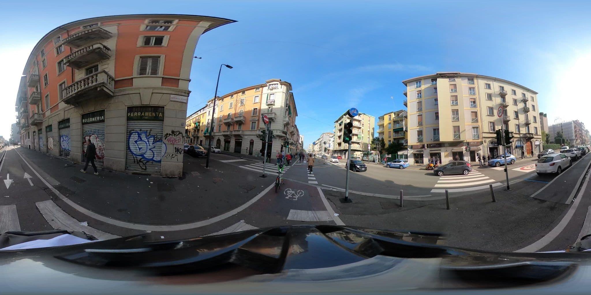 Street view near Hotel, Quarto Oggiaro — © jacopofar (CC BY-SA · Mapillary)