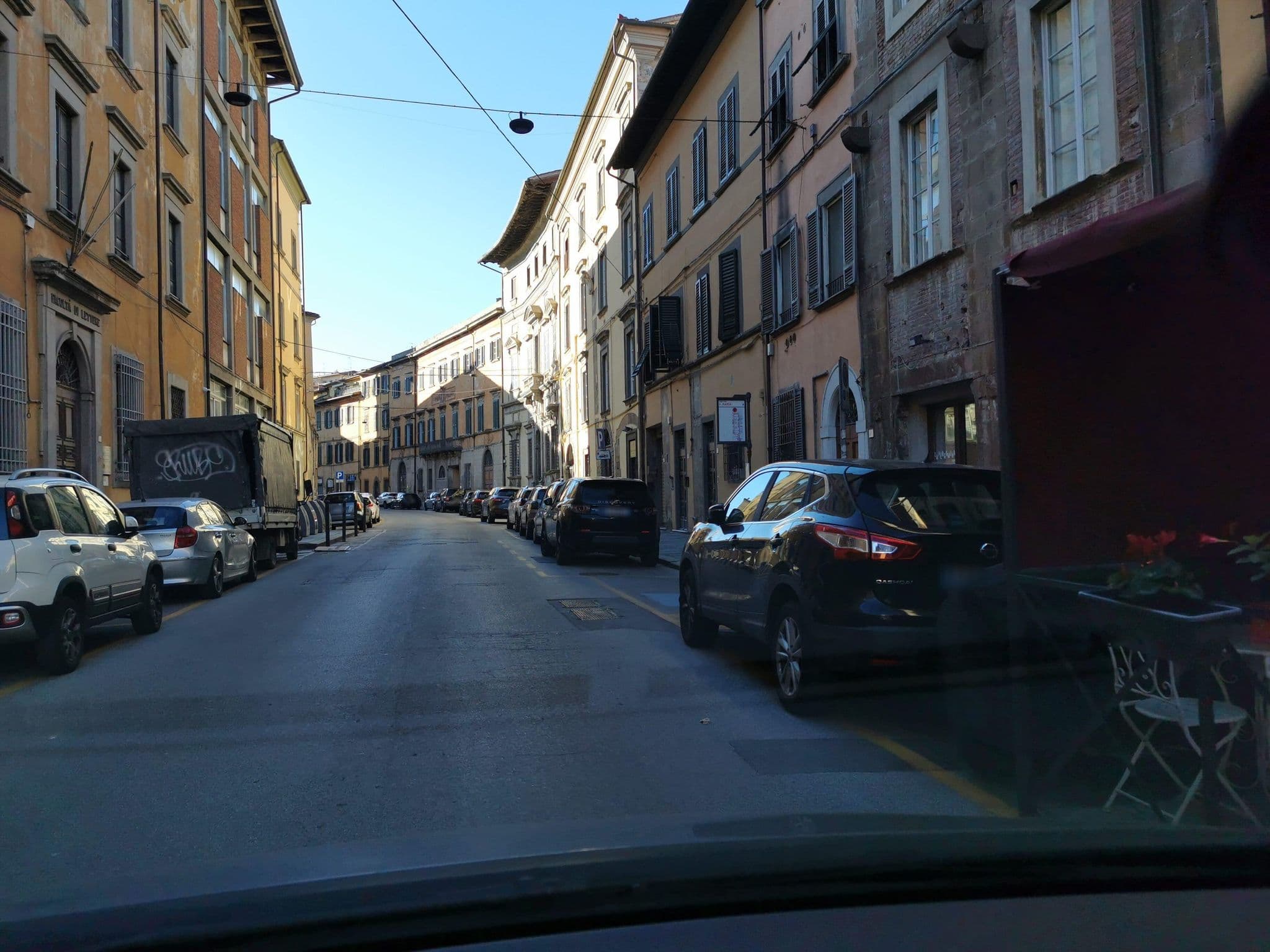 Street view near Albergo Galileo, Pisa