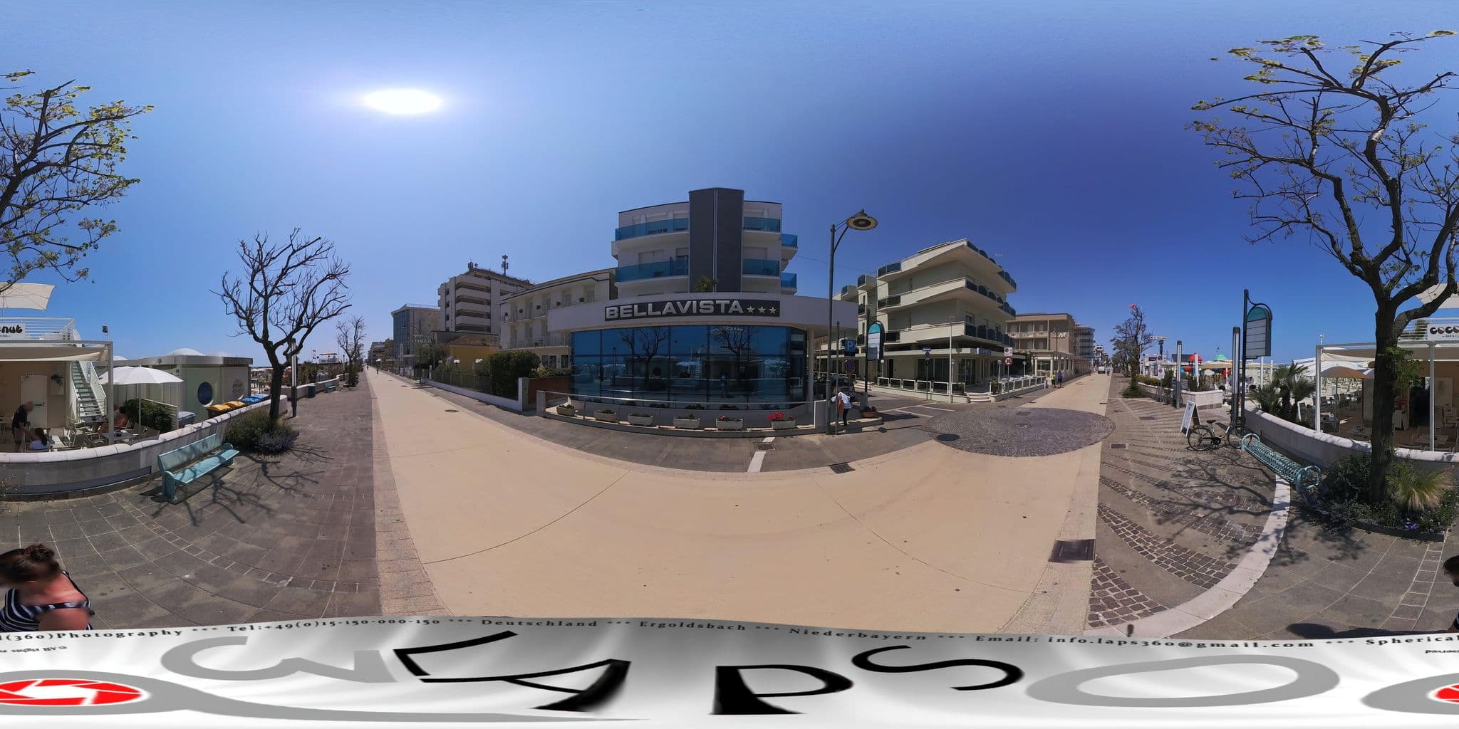 Street view near Hotels Bellavista-Olympic, Bellaria-Igea Marina