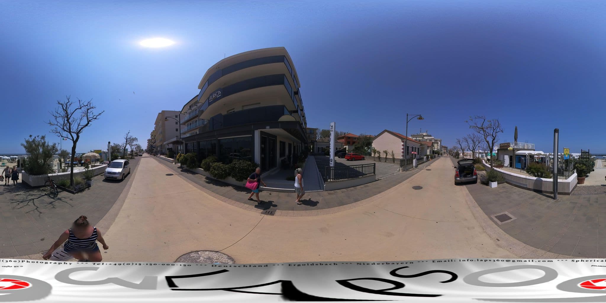 Street view near Hotel Aurea, Bellaria-Igea Marina