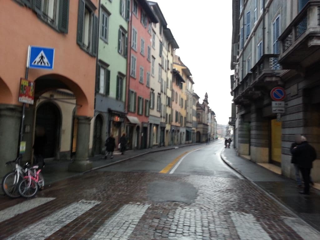 Street view near Bergamo Inn 21, Bergamo