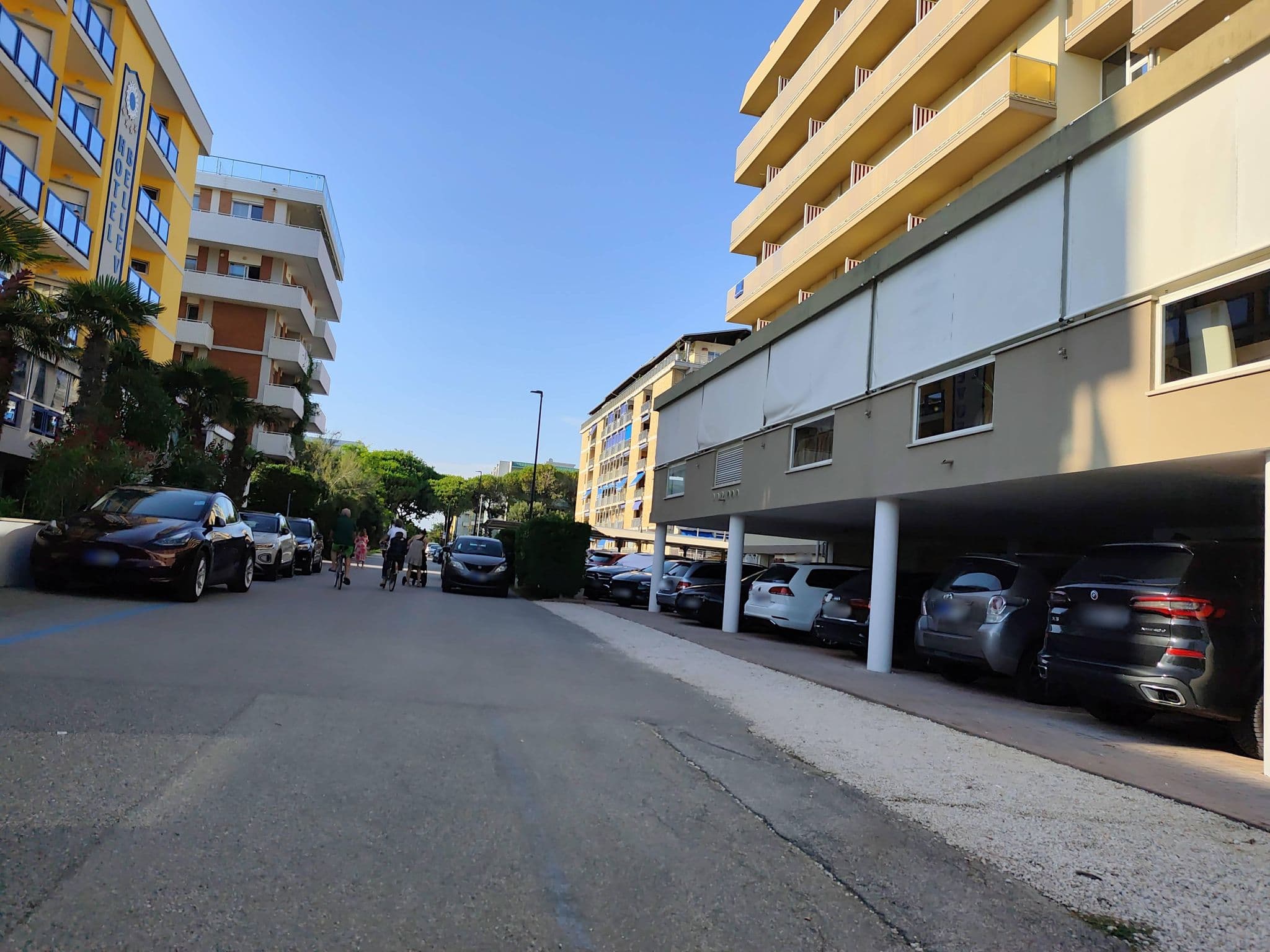 Street view near Hotel Bellevue Bibione, Bibione
