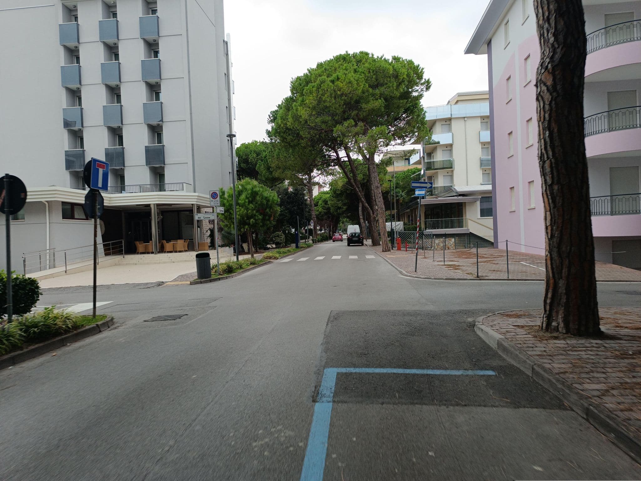Street view near Hotel Danieli, Bibione