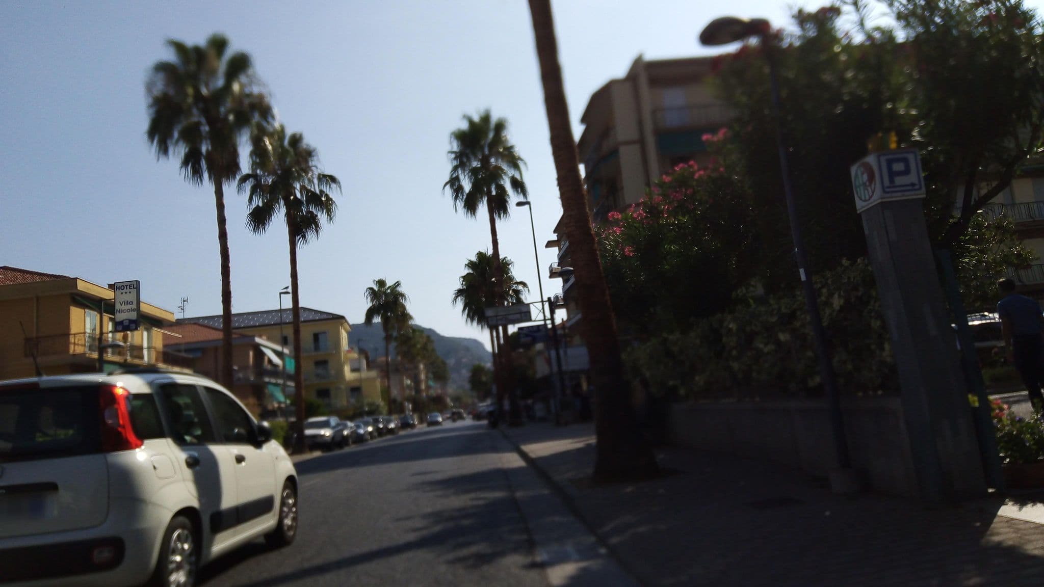 Street view near Albergo Azucena, Borgio — © mariofiab (CC BY-SA · Mapillary)