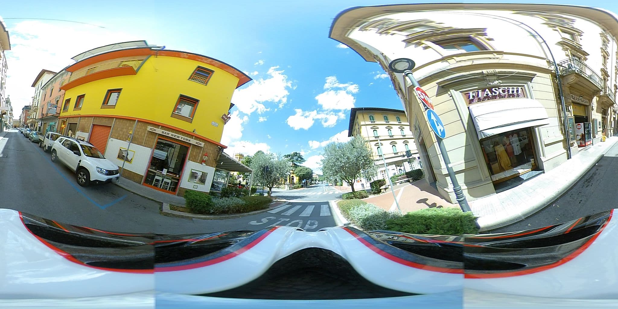 Street view near Hotel Minerva Palace, Montecatini-Terme — © klimakas (CC BY-SA · Mapillary)
