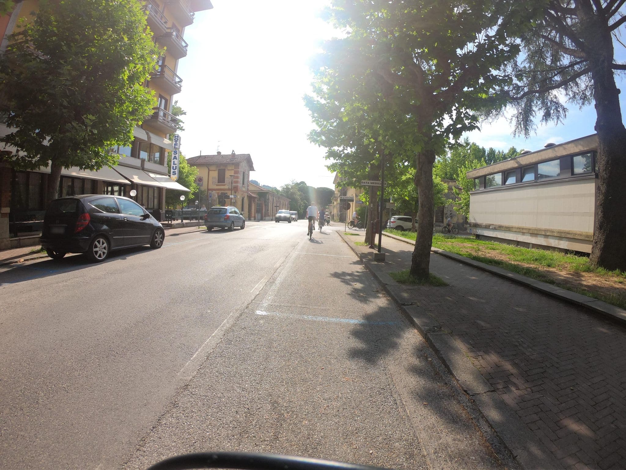 Street view near Hotel Salus, Montecatini-Terme — © pbb (CC BY-SA · Mapillary)