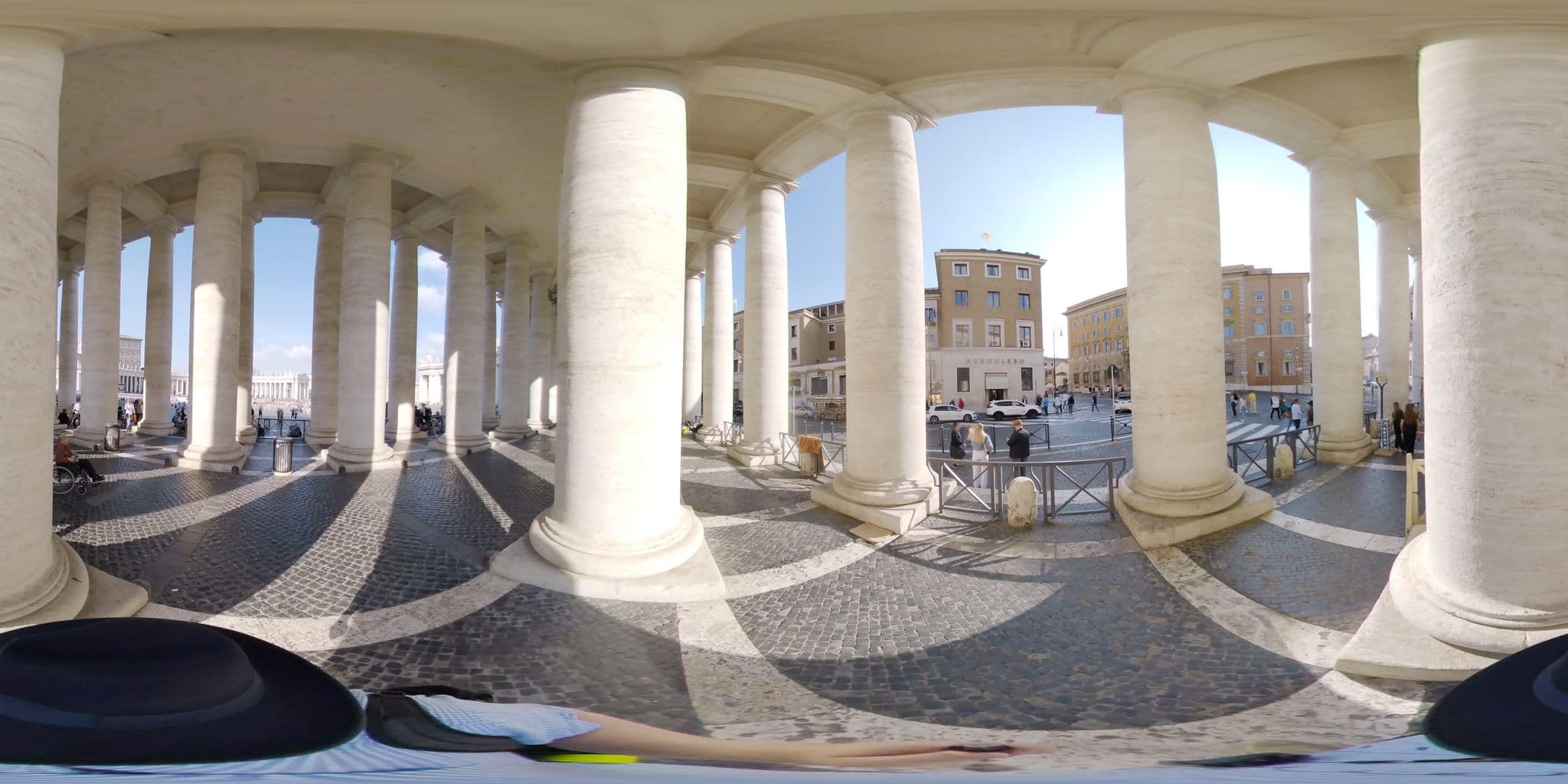 Street view near Residenza Paolo VI Hotel, Borgo — © stefan-RolfsRom (CC BY-SA · Mapillary)