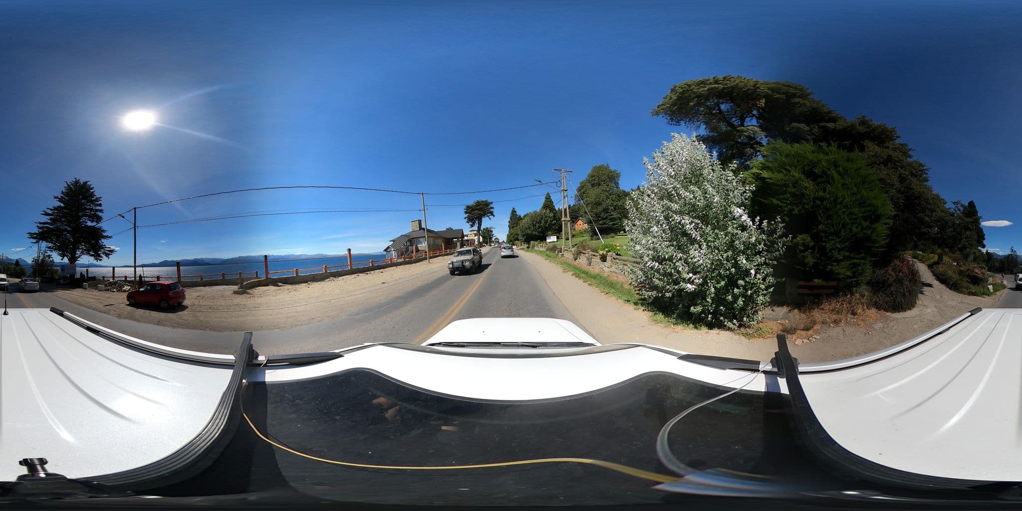 Street view near Hotel Huemul, San Carlos de Bariloche