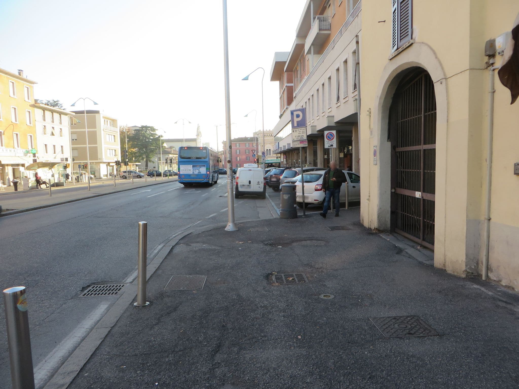 Street view near Hotel Battisti 31, Brescia — © lary_fede (CC BY-SA · Mapillary)