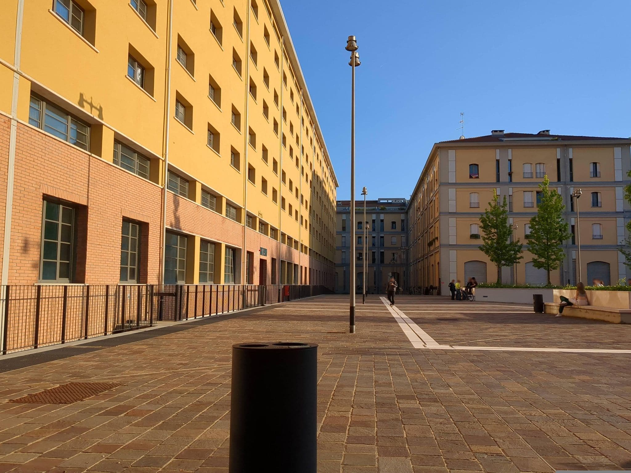 Street view near CXMilan | Bicocca Campus & Hotel, Sesto San Giovanni — © jacopofar (CC BY-SA · Mapillary)