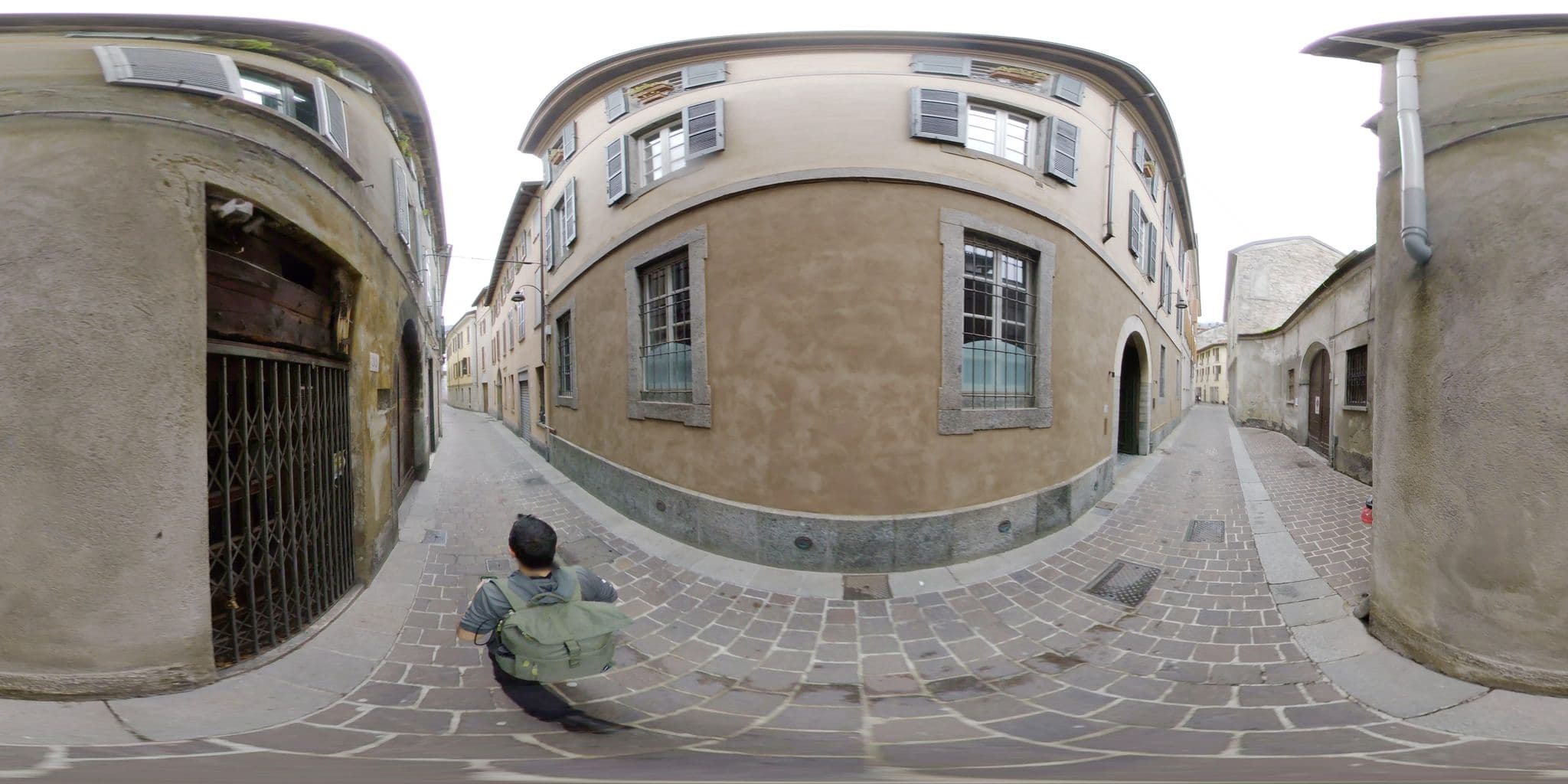 Street view near Palazzo Albricci Peregrini luxury hotel - key michelin 2026, Como — © mapconcierge (CC BY-SA · Mapillary)