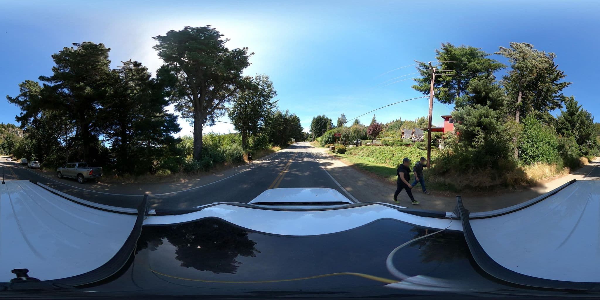 Street view near Cabañas del Trébol, San Carlos de Bariloche