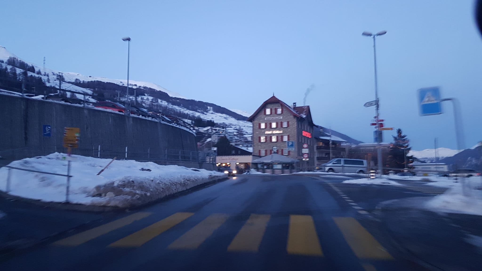 Street view near Jugendherberge Scuol, Scuol