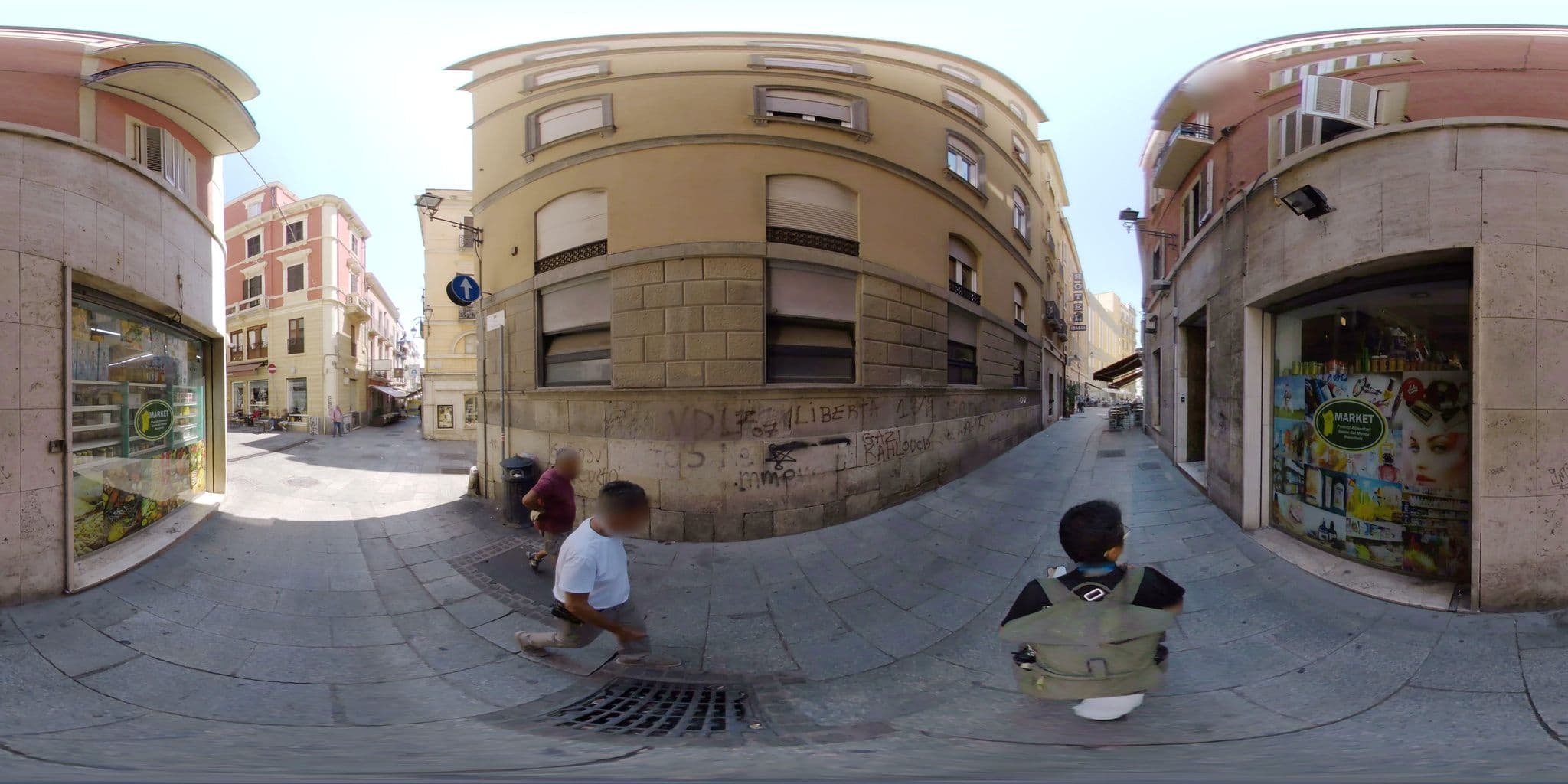 Street view near Hotel Italia, Cagliari — © mapconcierge (CC BY-SA · Mapillary)