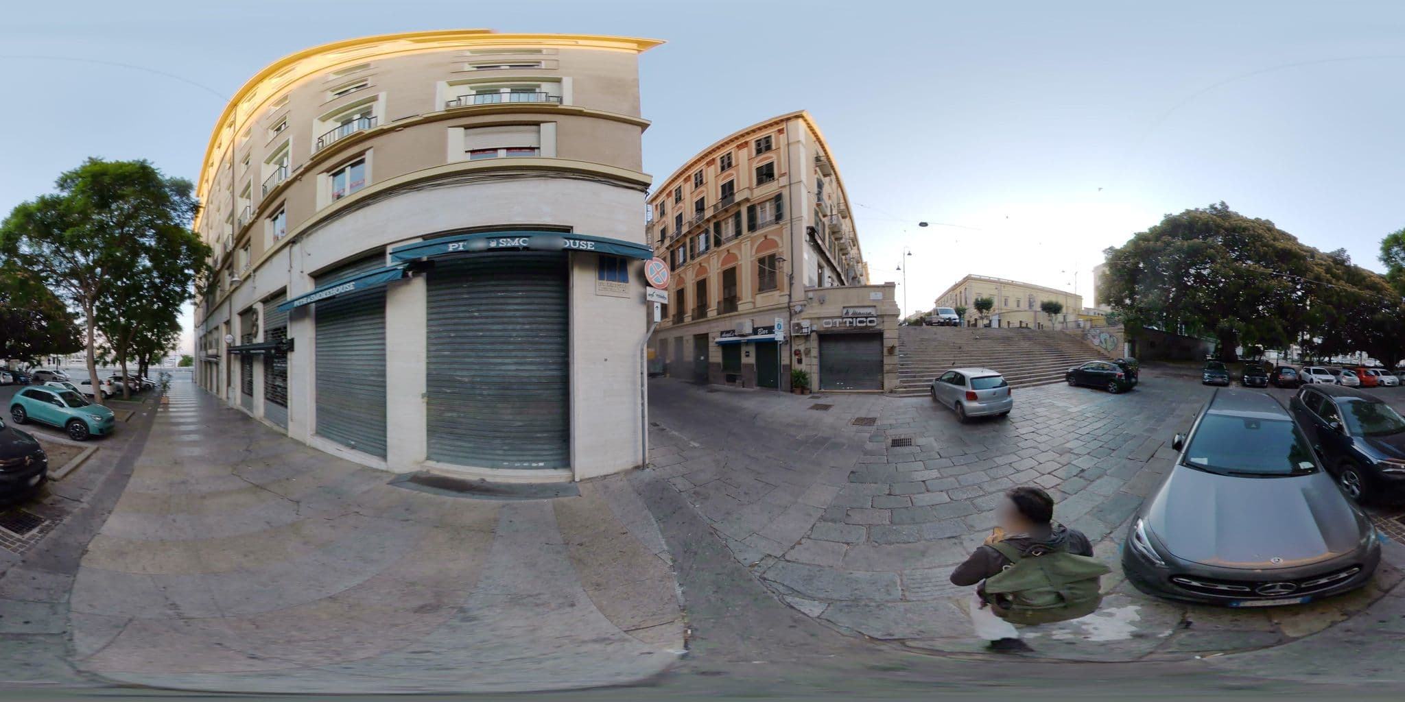 Street view near Hotel Aristeo, Cagliari — © mapconcierge (CC BY-SA · Mapillary)