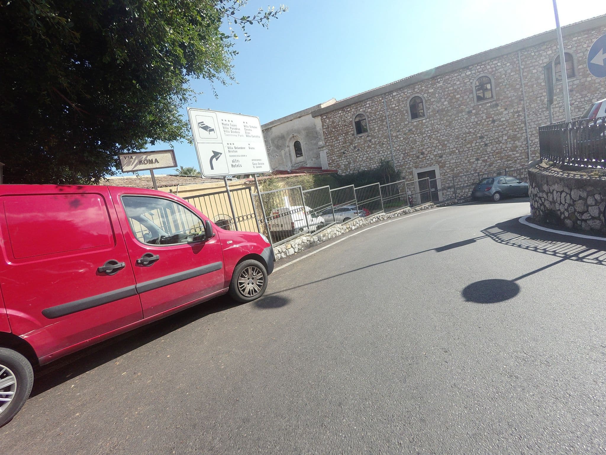 Street view near San Domenico Palace, Taormina, A Four Seasons Hotel, Taormina
